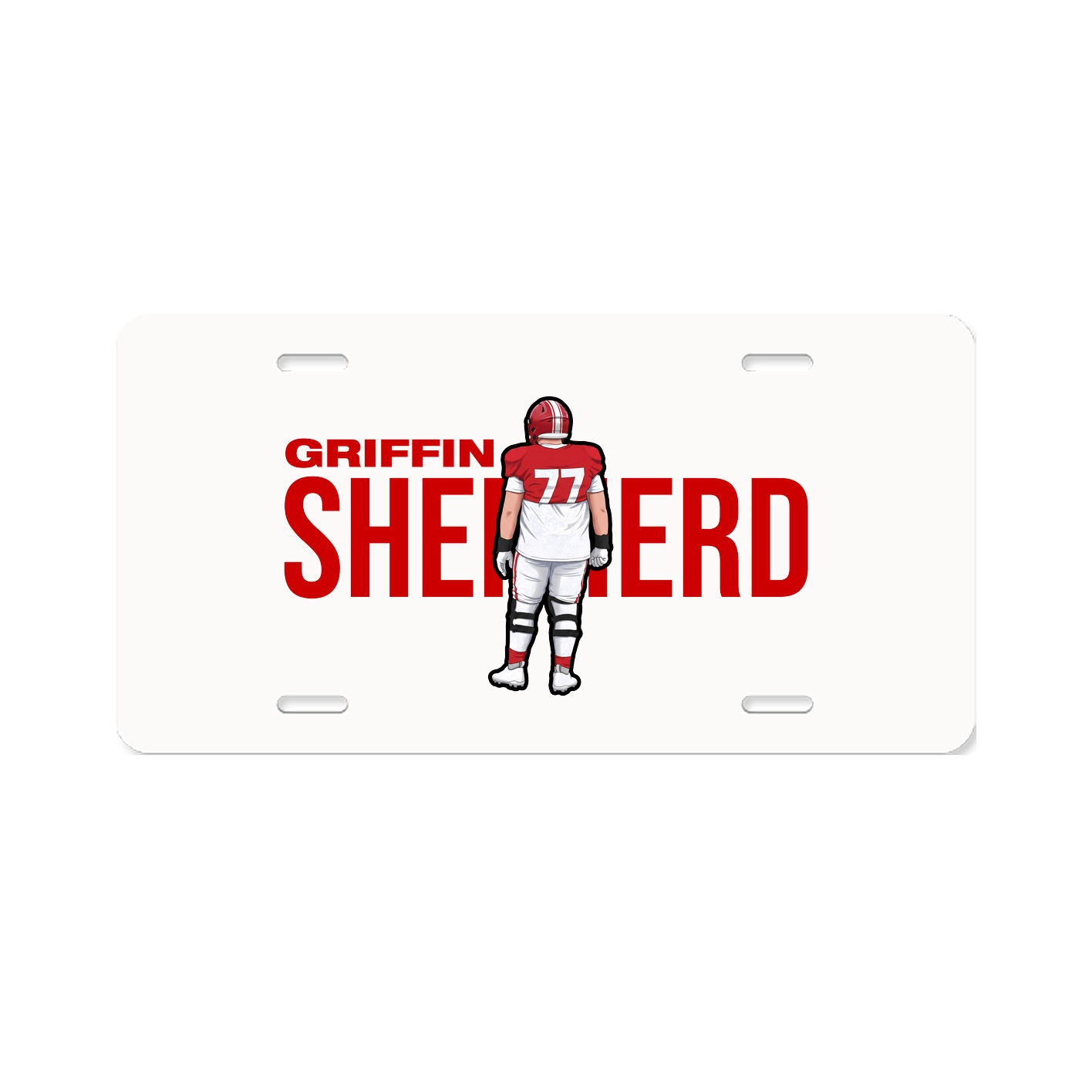 License Plate — Player Name in Classic