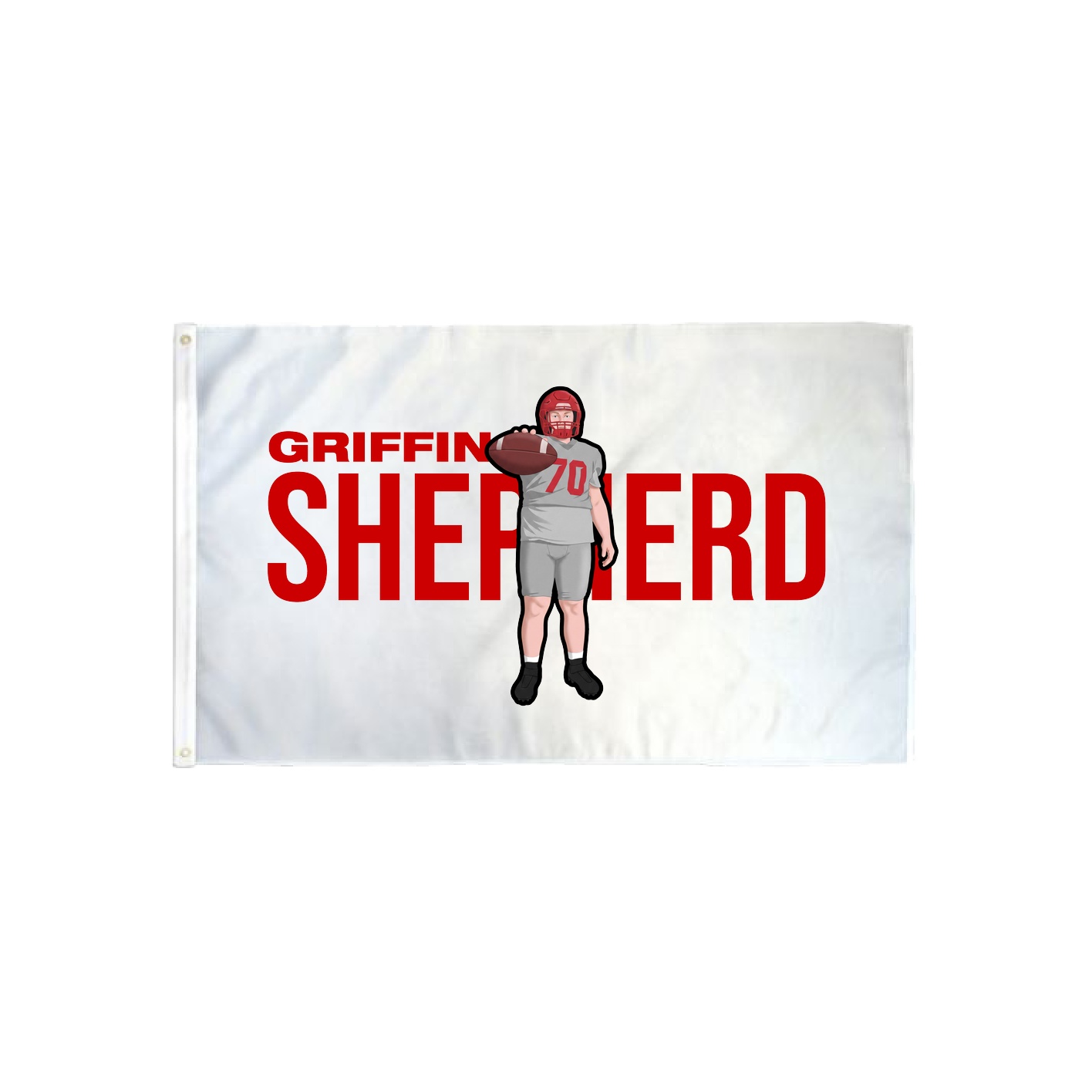 3x5 Flag — Player Name in Classic