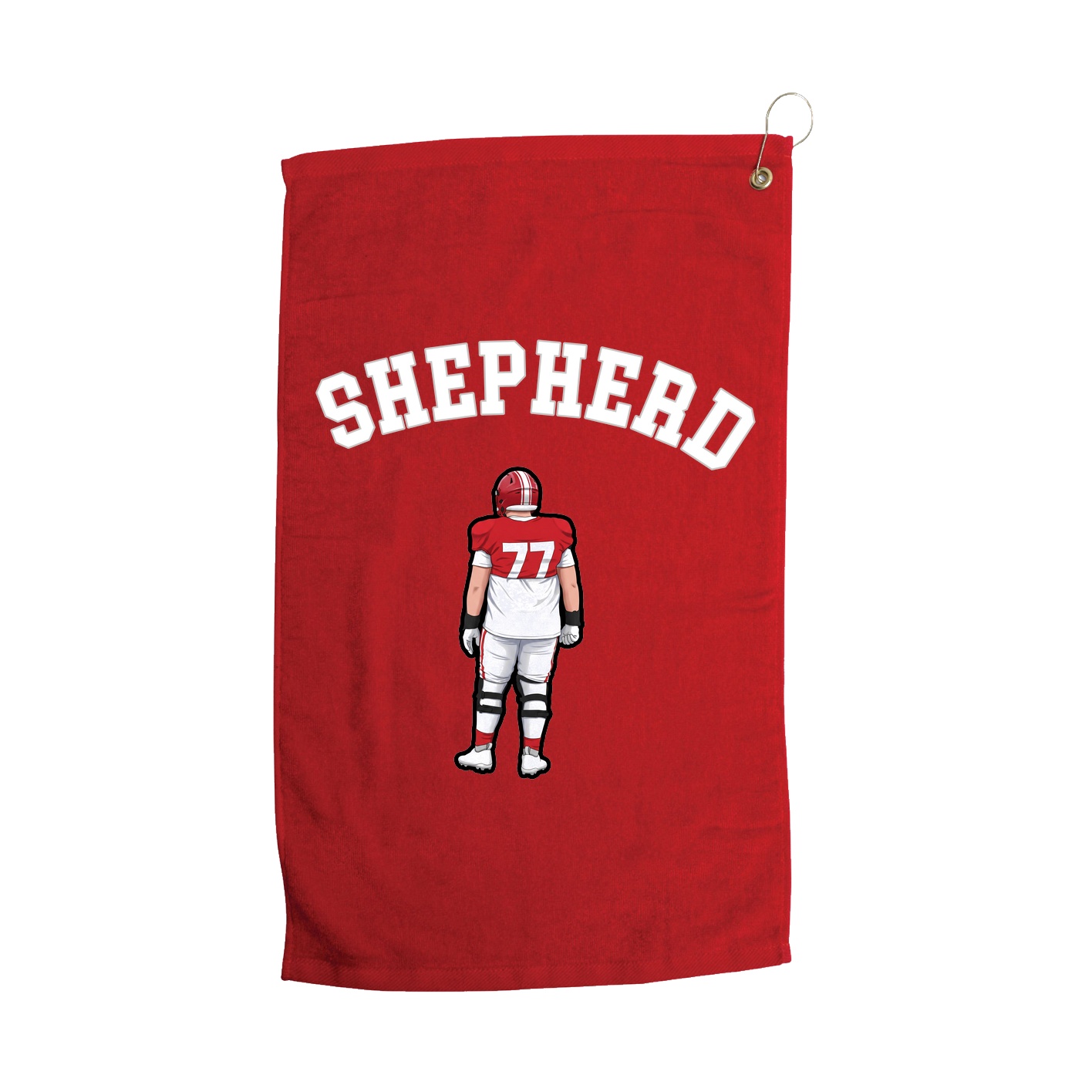 Golf Towel — Shirsey Arch in Red