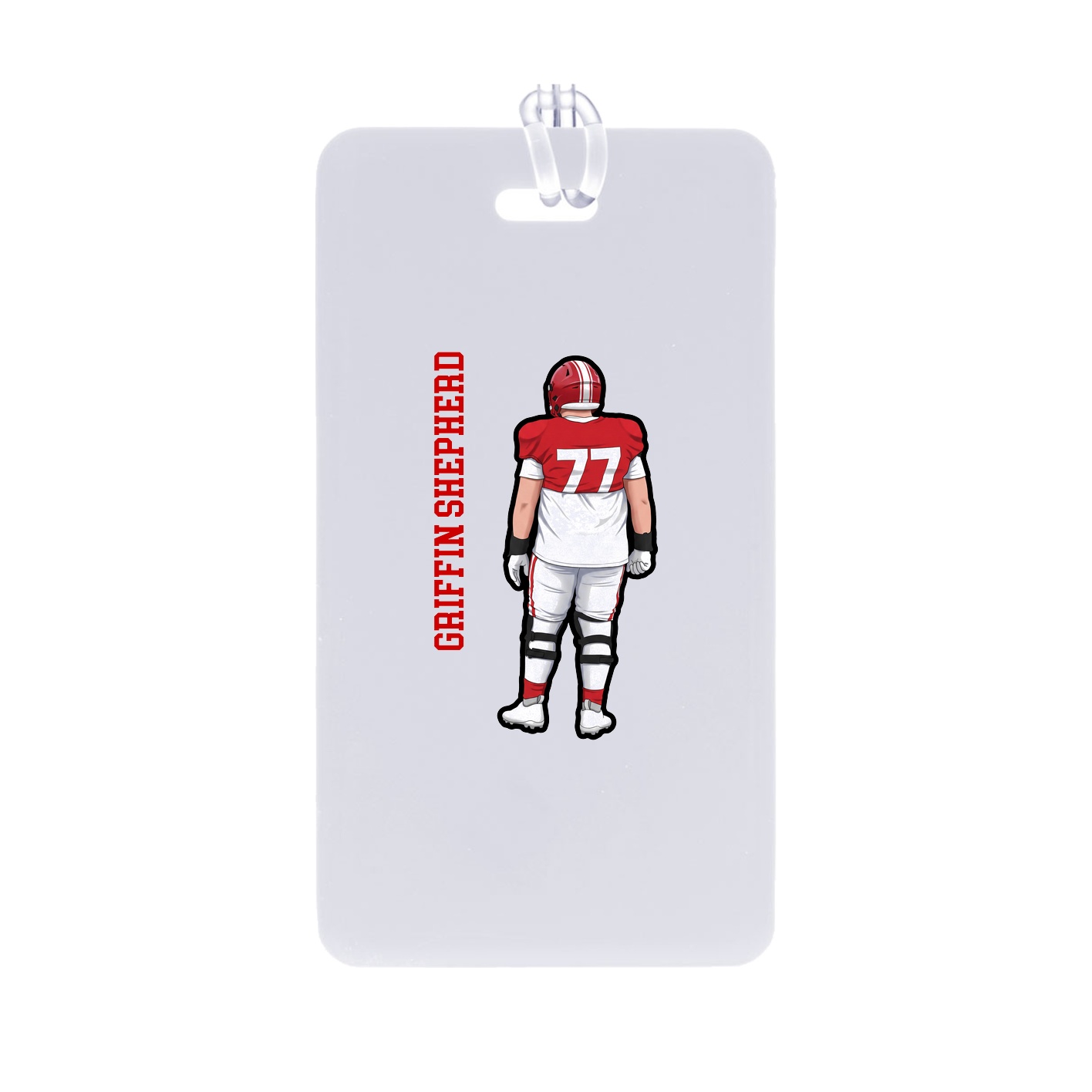 Bag Tag — Name Vertical in Classic