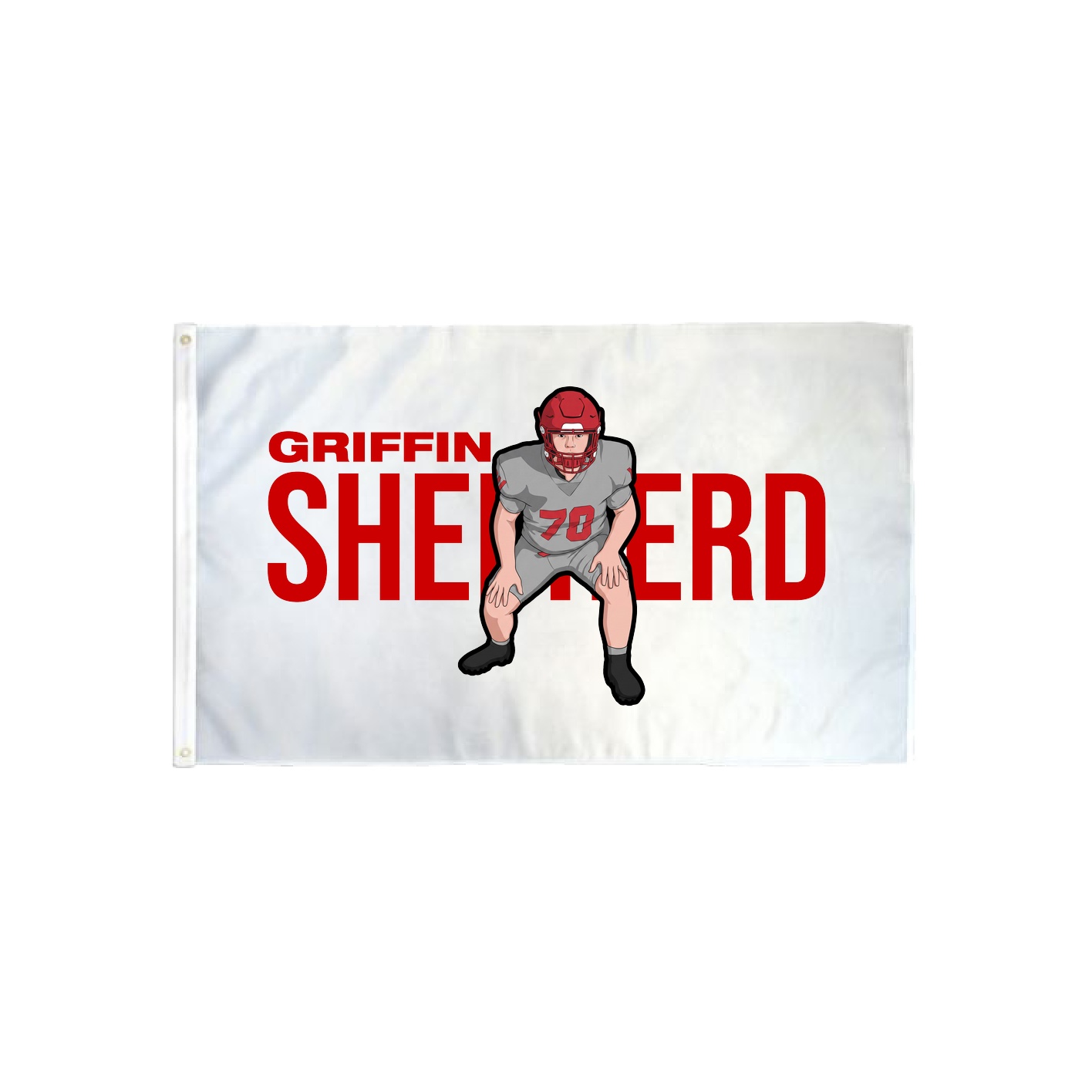 3x5 Flag — Player Name in Classic