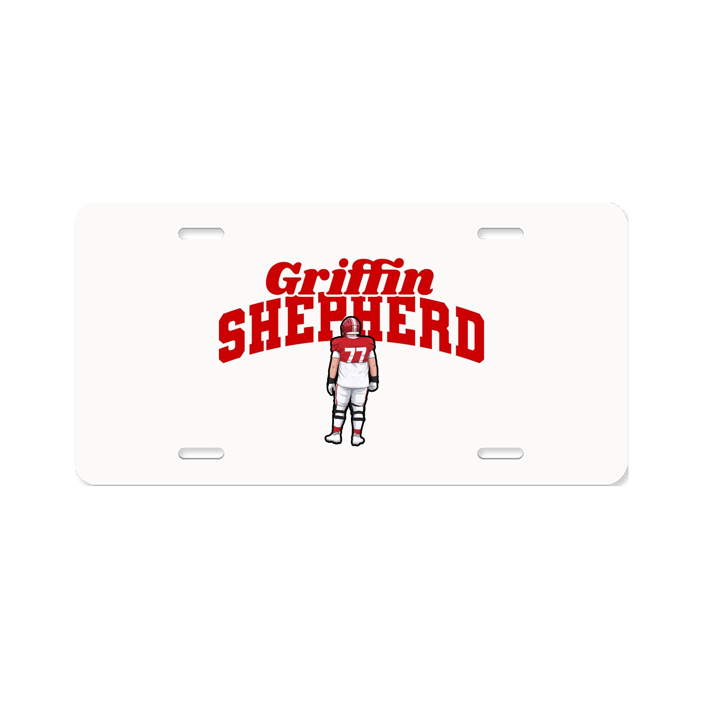 License Plate — Signature Arch in Classic