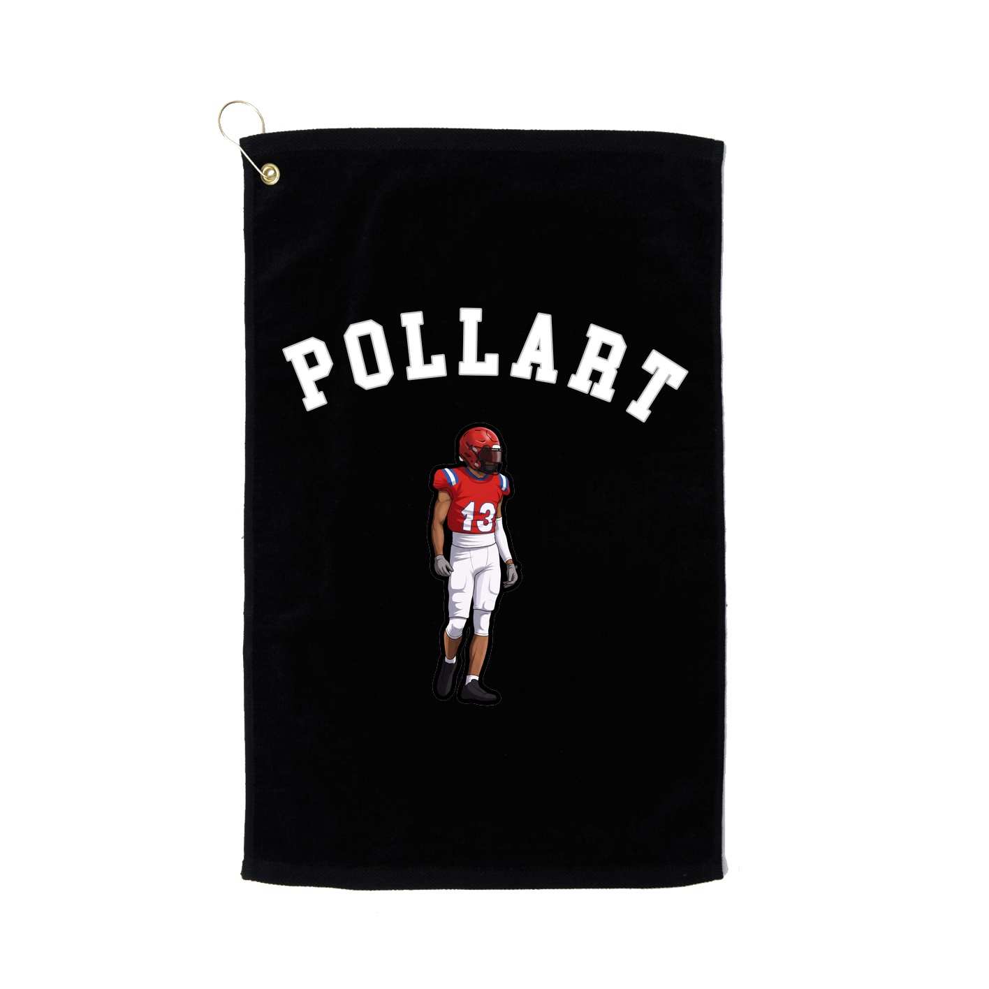 Golf Towel — Shirsey Arch in Black
