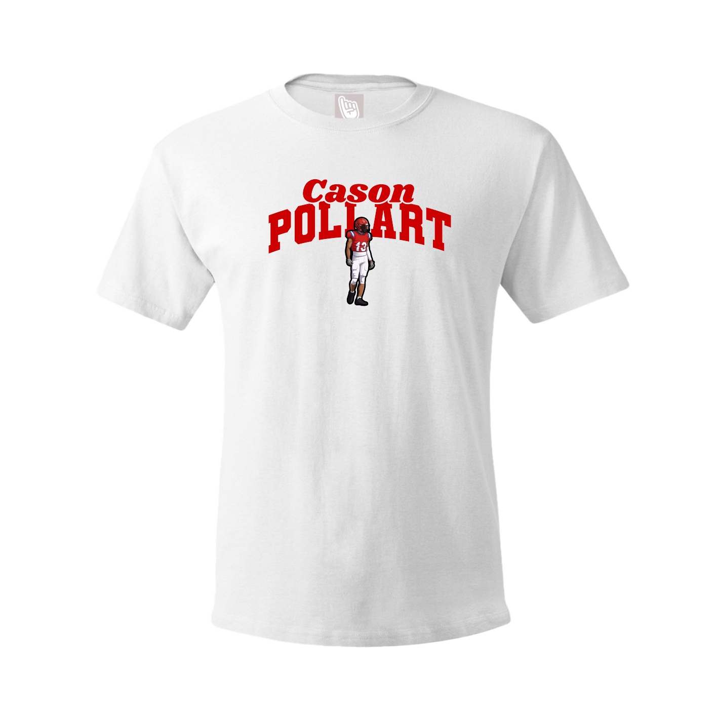 Youth Tee — Signature Arch in White
