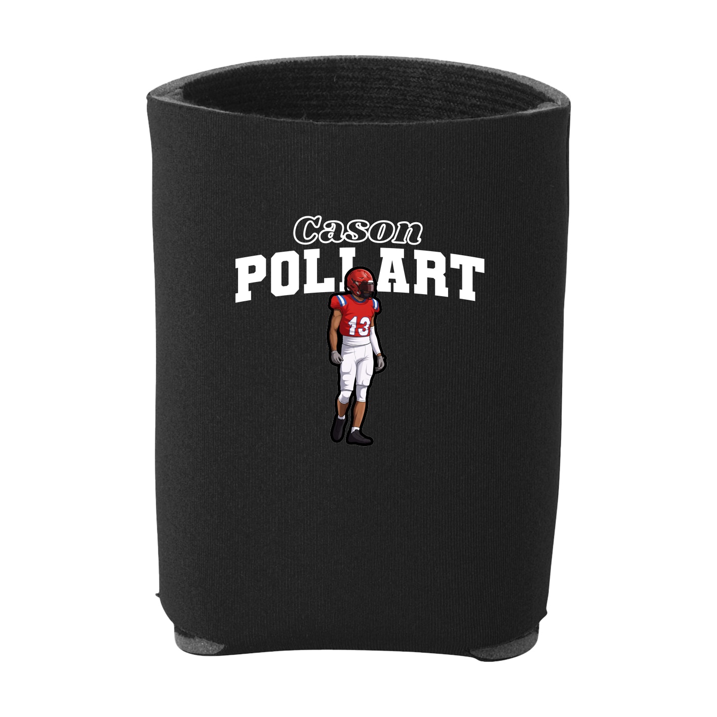 Can Holder — Name Arch in Black