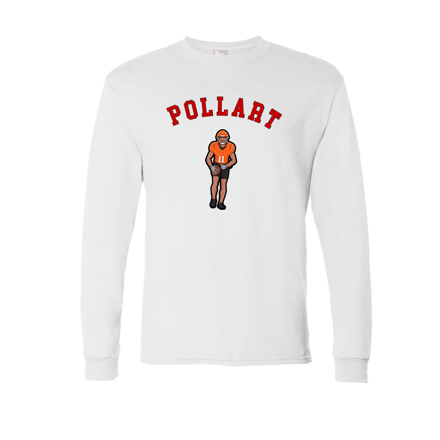 Long Sleeve Tee — Shirsey Arch in White