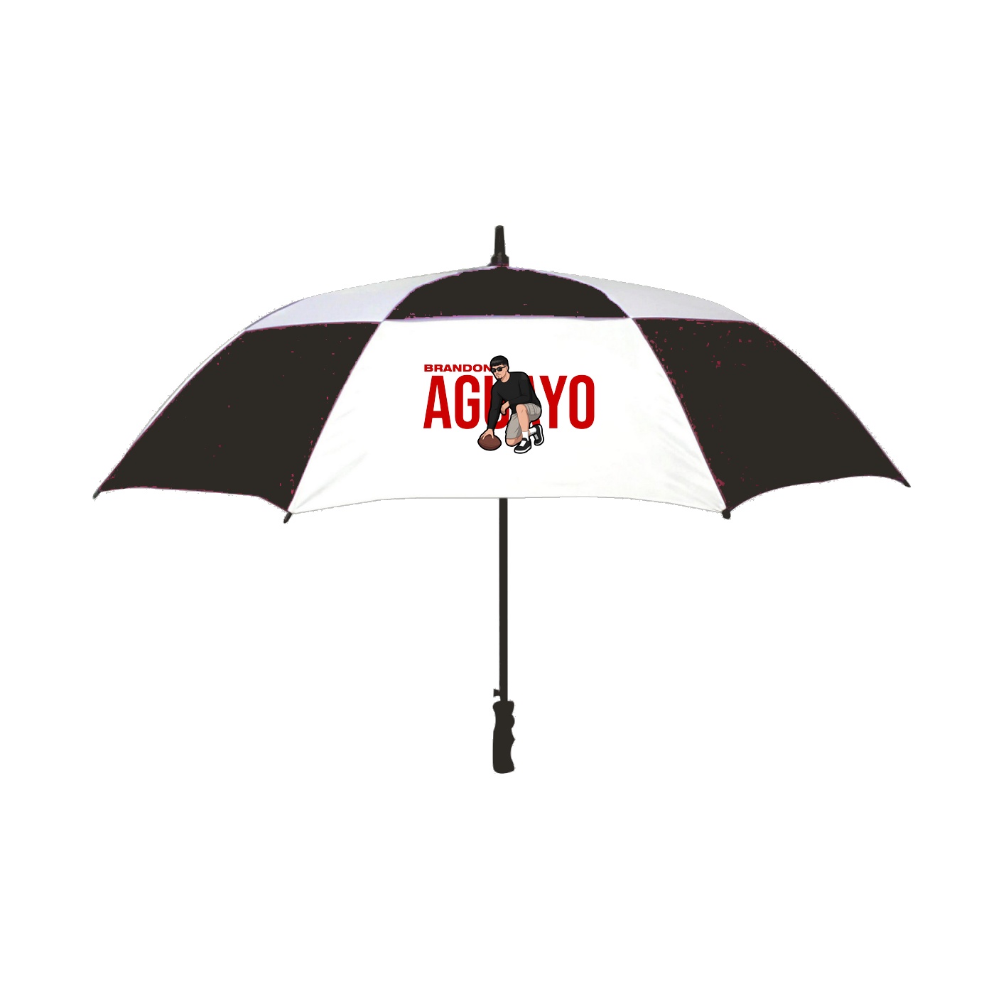 Golf Umbrella — Player Name in Black