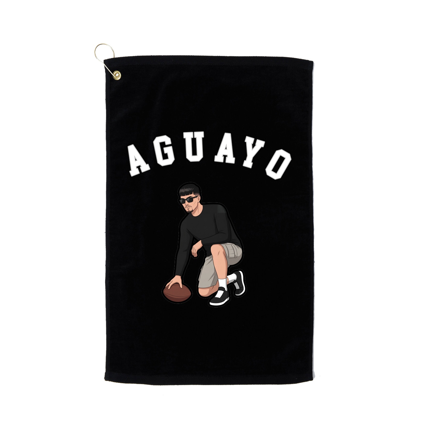 Golf Towel — Shirsey Arch in Black