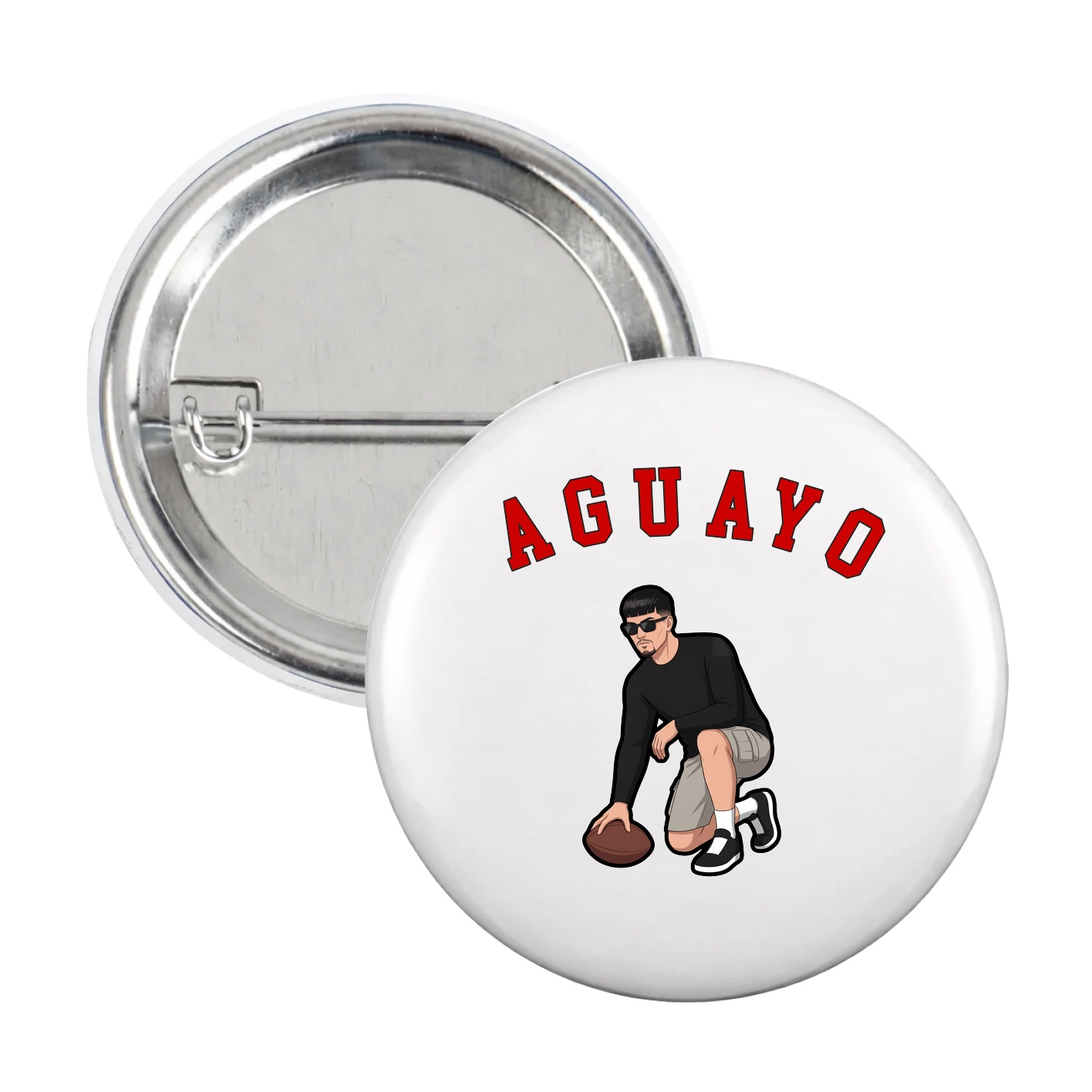 Game Day Button — Shirsey Arch in White