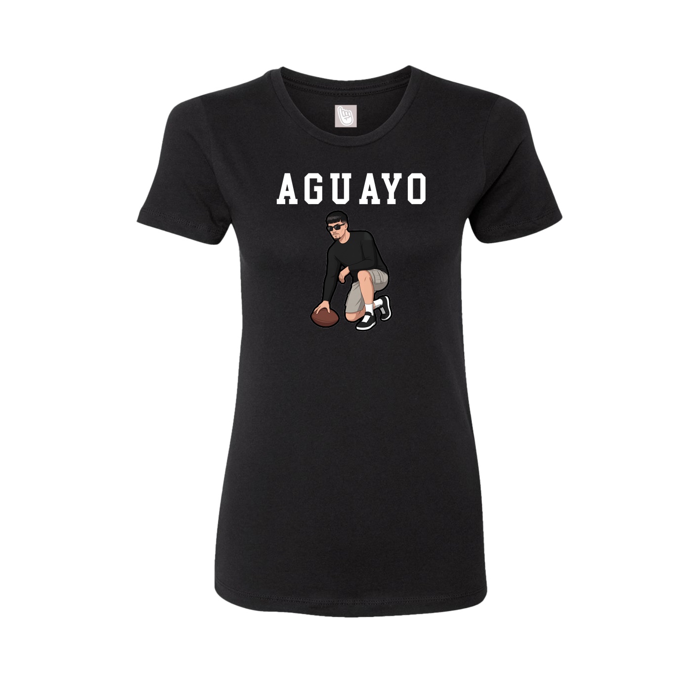 Fitted Women's Tee — Shirsey in Black