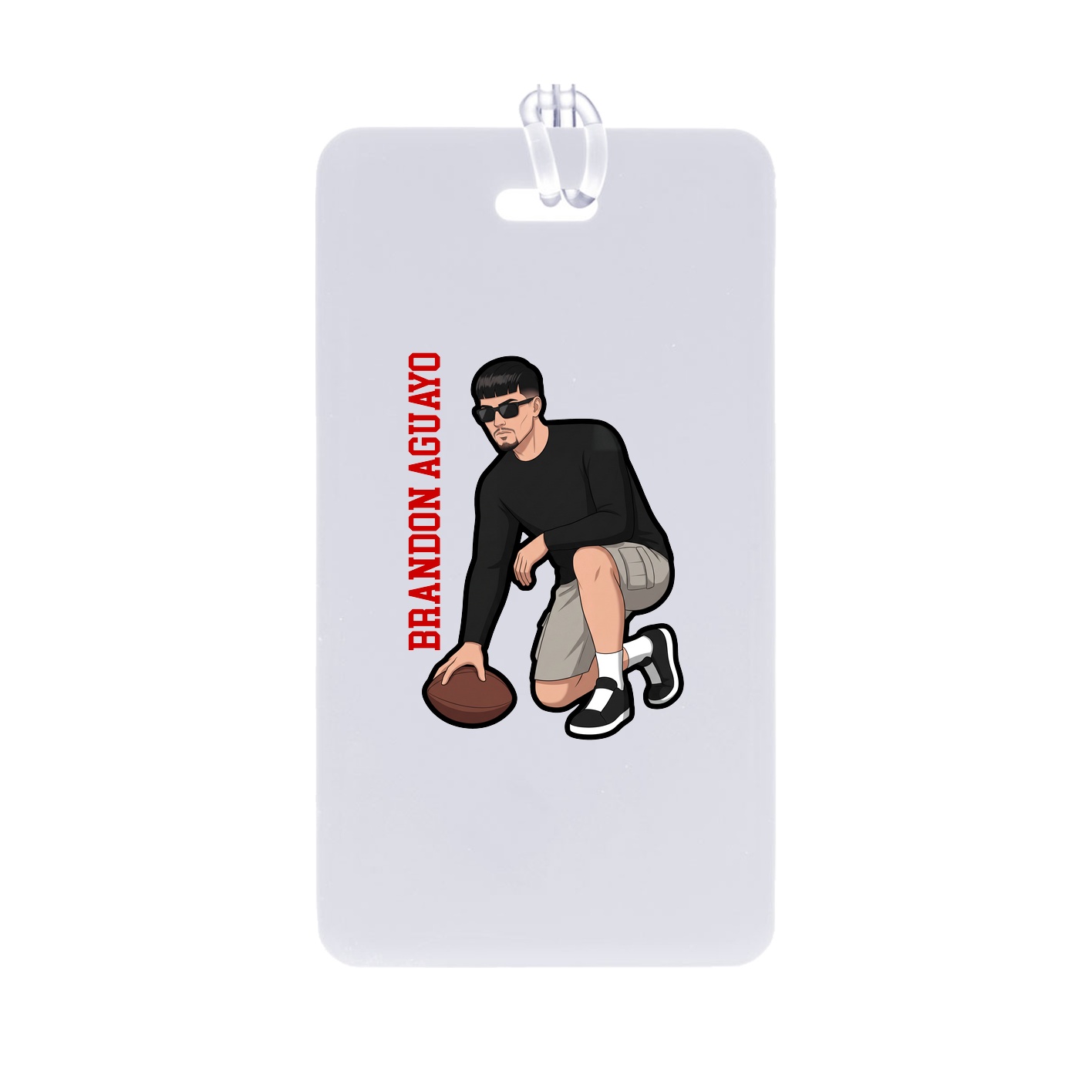 Bag Tag — Name Vertical in Classic
