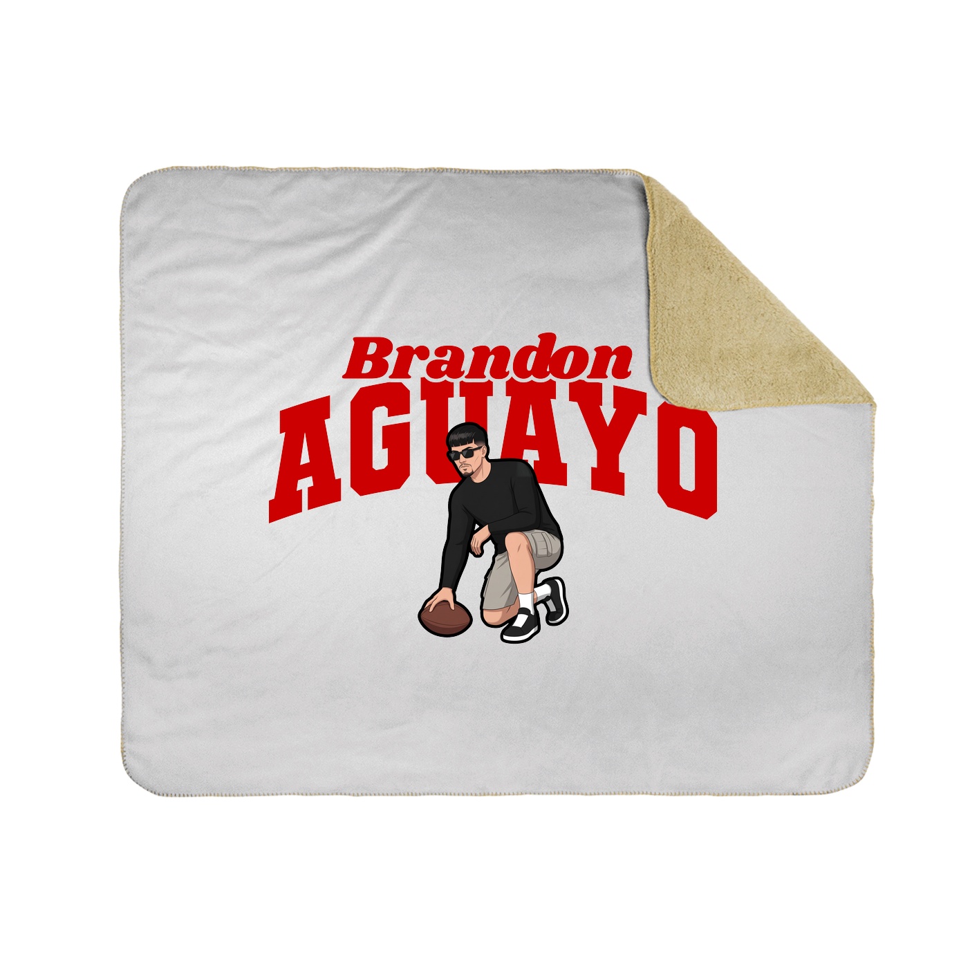 Throw Blanket — Signature Arch in White