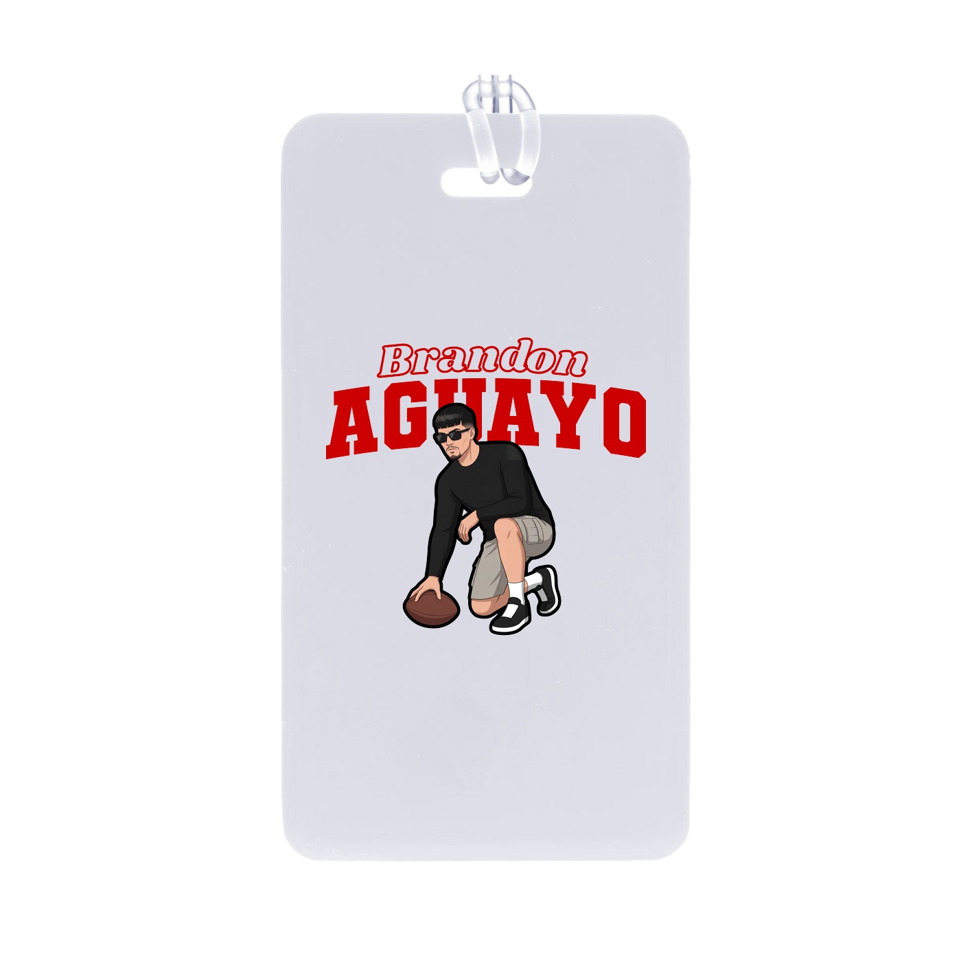 Bag Tag — Name Arch in Classic