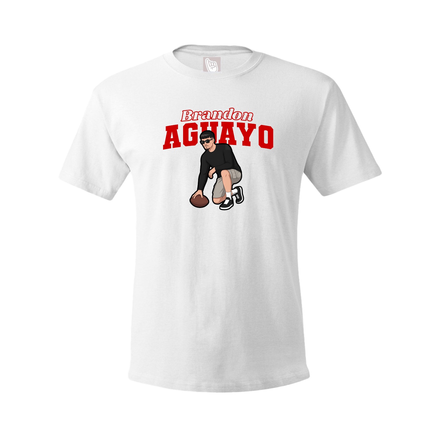Tee — Name Arch in White