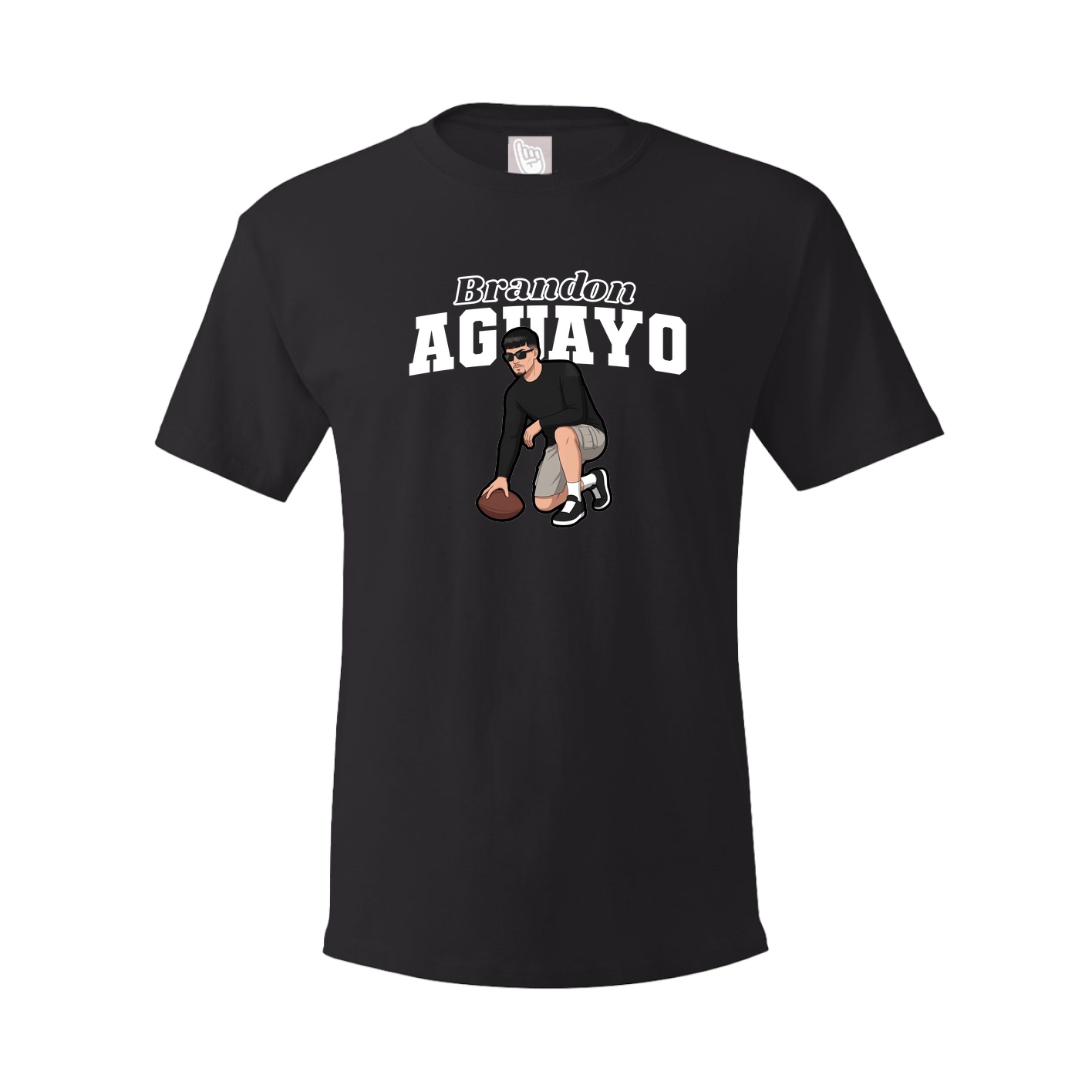 Youth Tee — Name Arch in Black