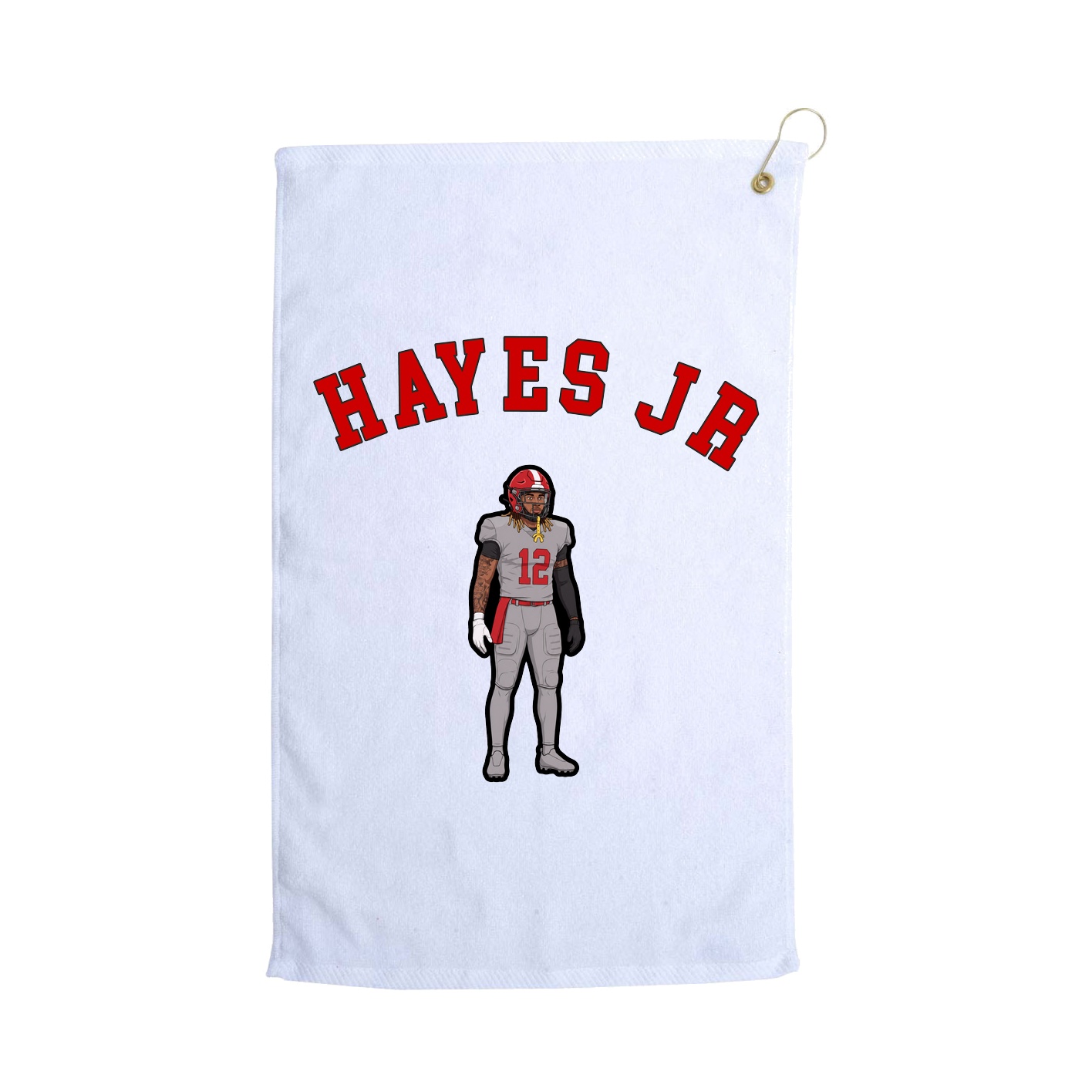 Golf Towel — Shirsey Arch in White
