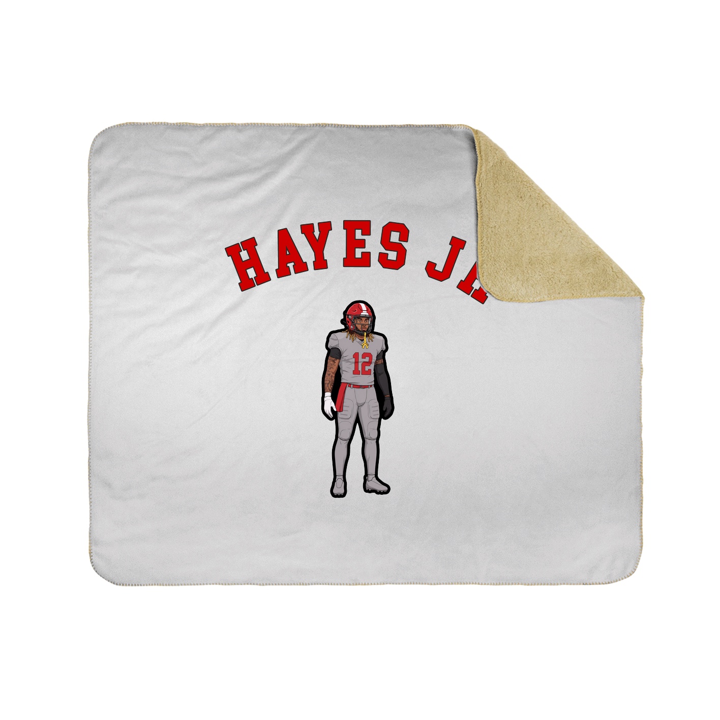 Throw Blanket — Shirsey Arch in White