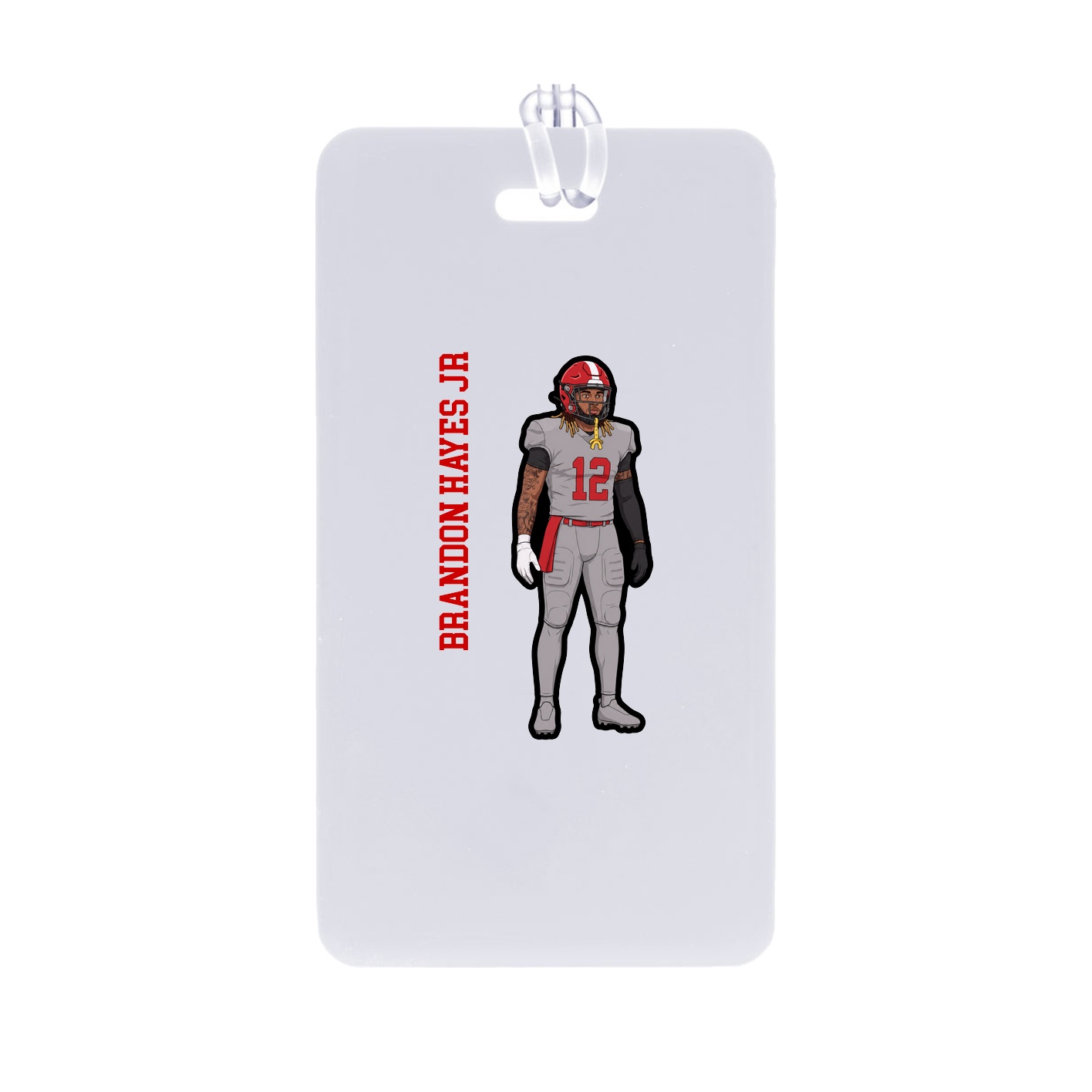 Bag Tag — Name Vertical in Classic
