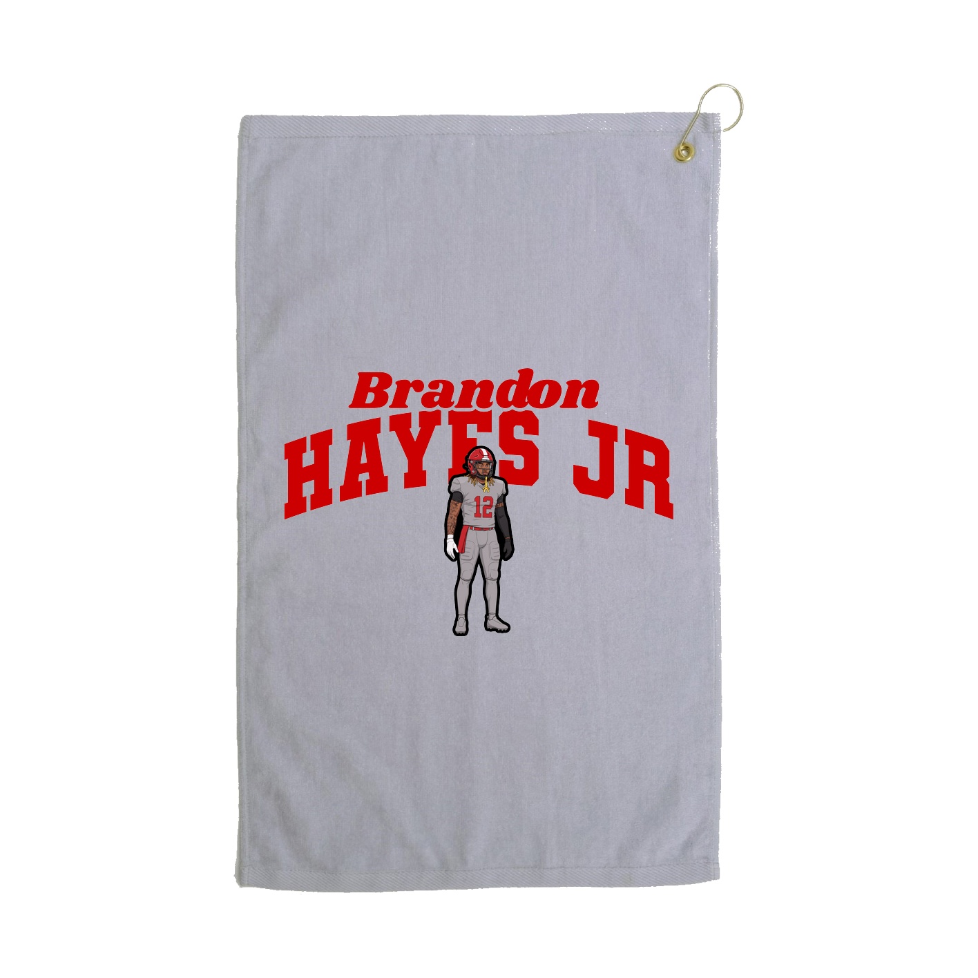Golf Towel — Signature Arch in Grey