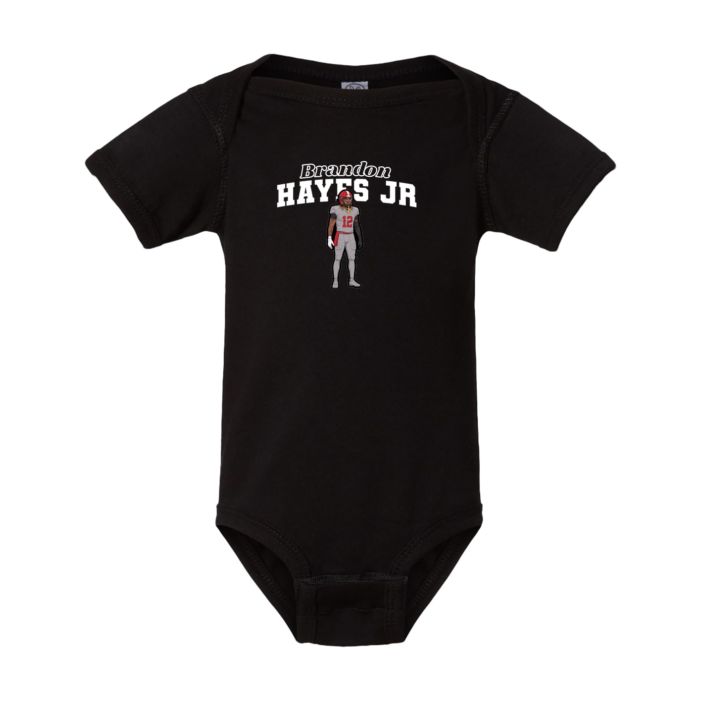 Baby Onesie — Name Arch in Black