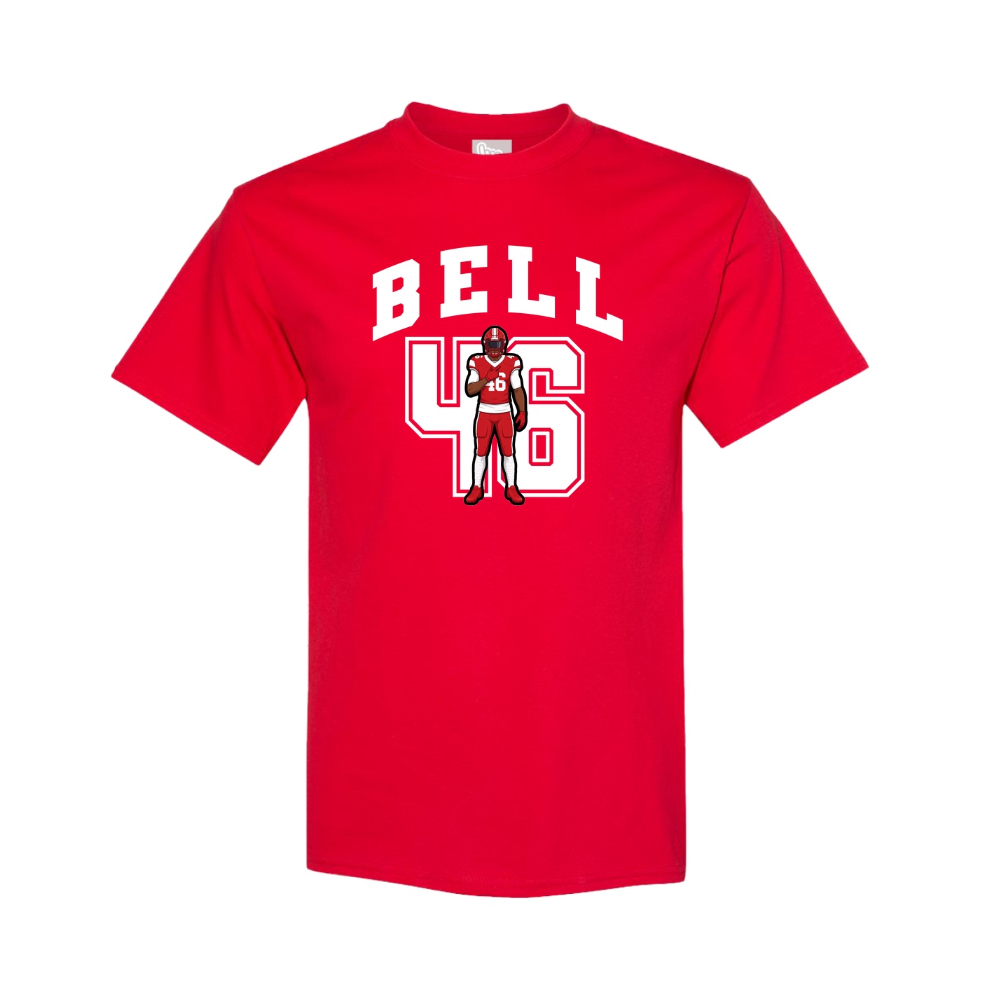 Youth Tee — Number in Red