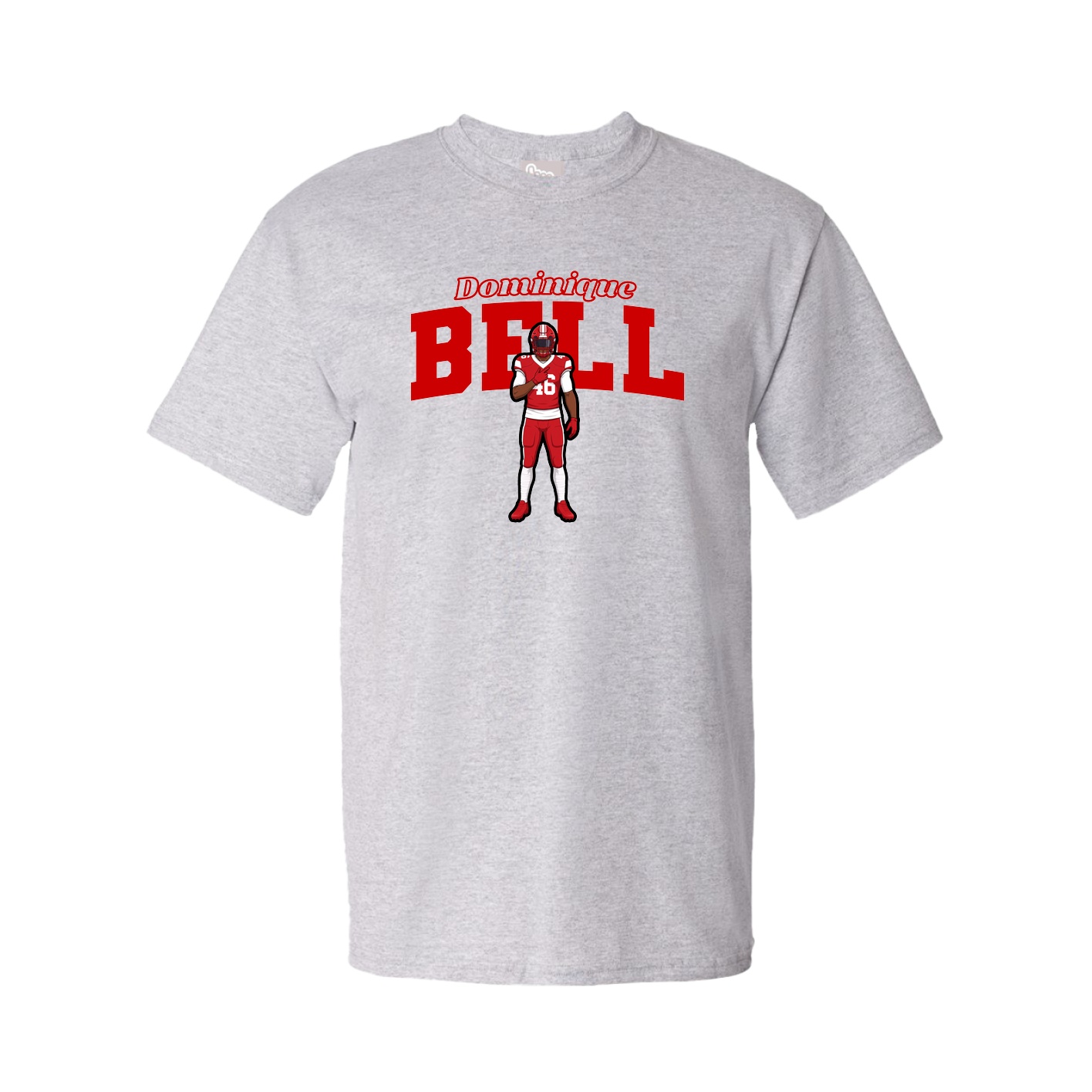 Youth Tee — Name Arch in Grey