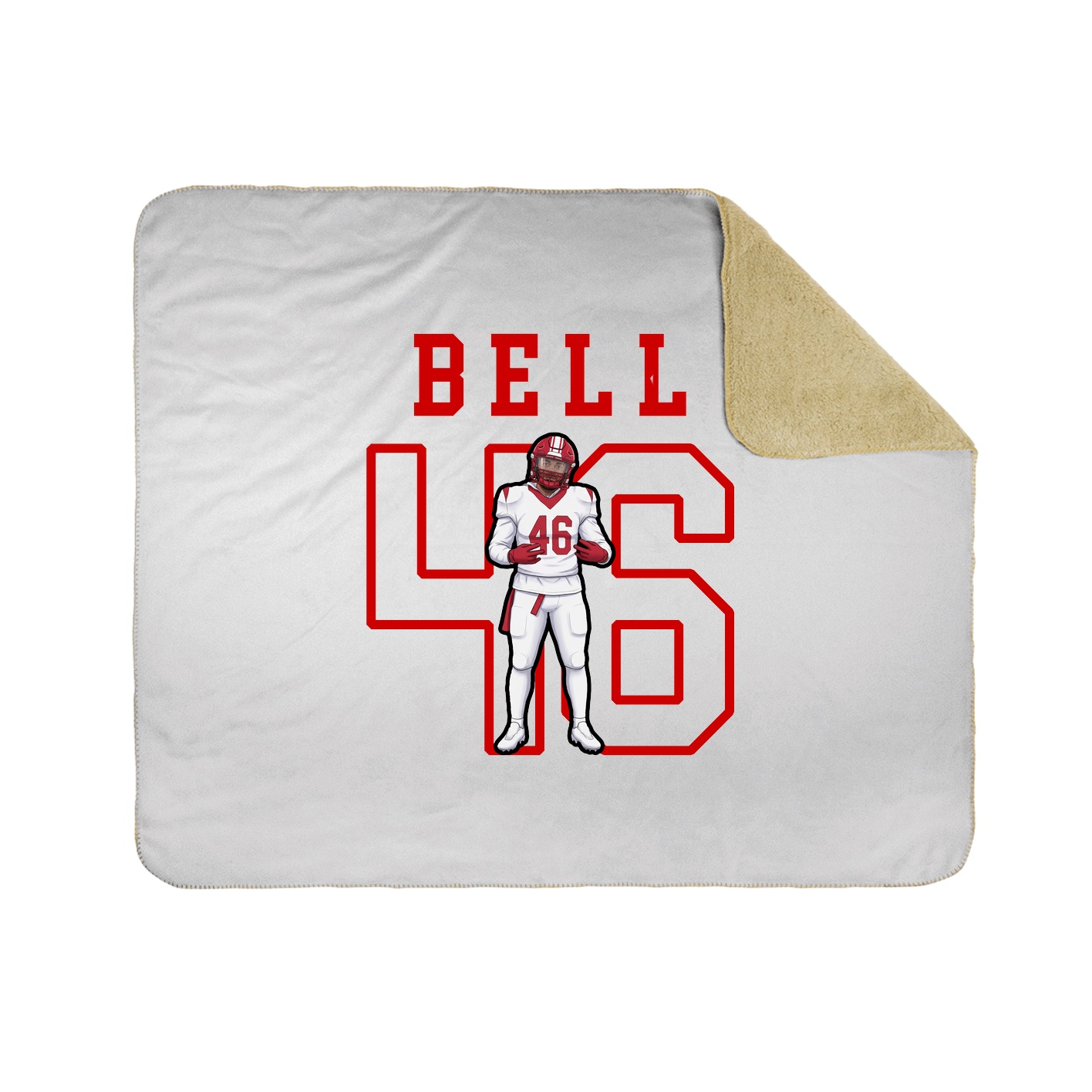Throw Blanket — Shirsey in White