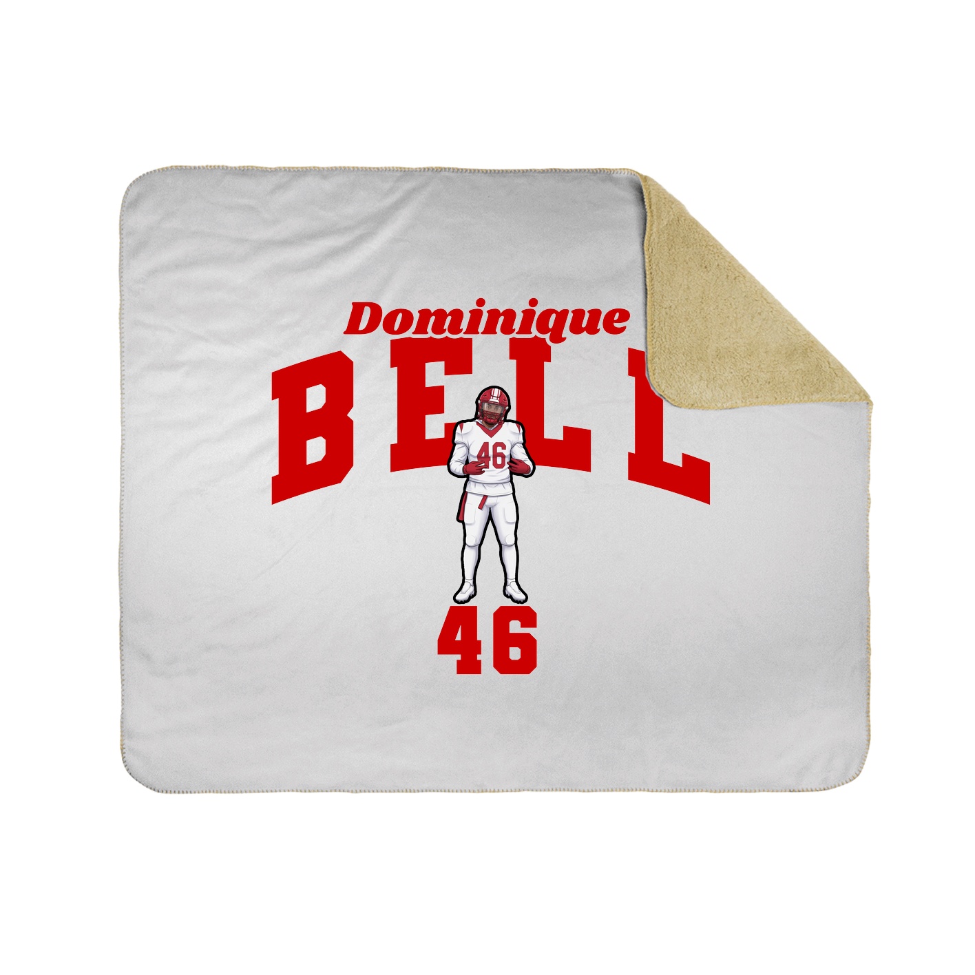 Throw Blanket — Signature Arch in White