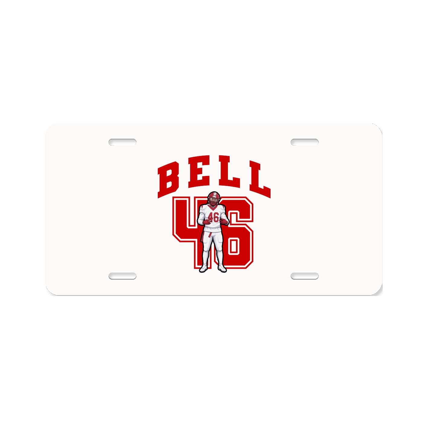 License Plate — Number in Classic