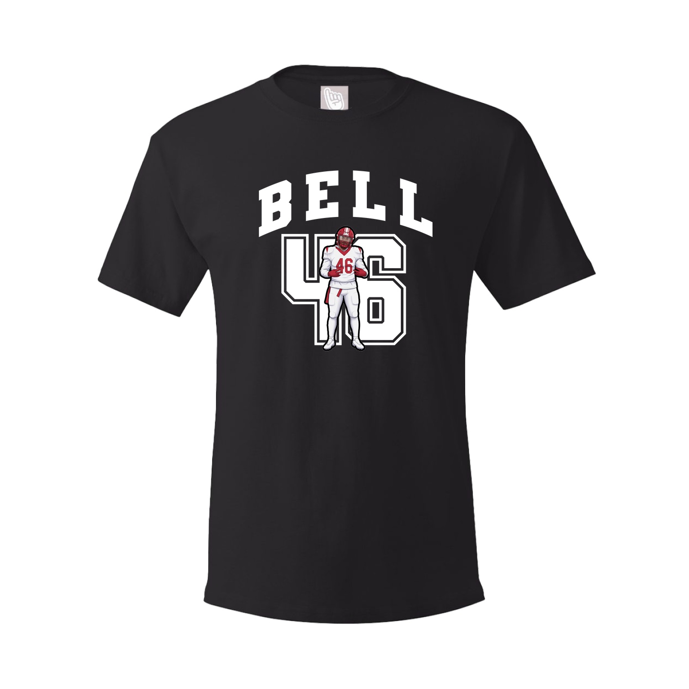 Youth Tee — Number in Black