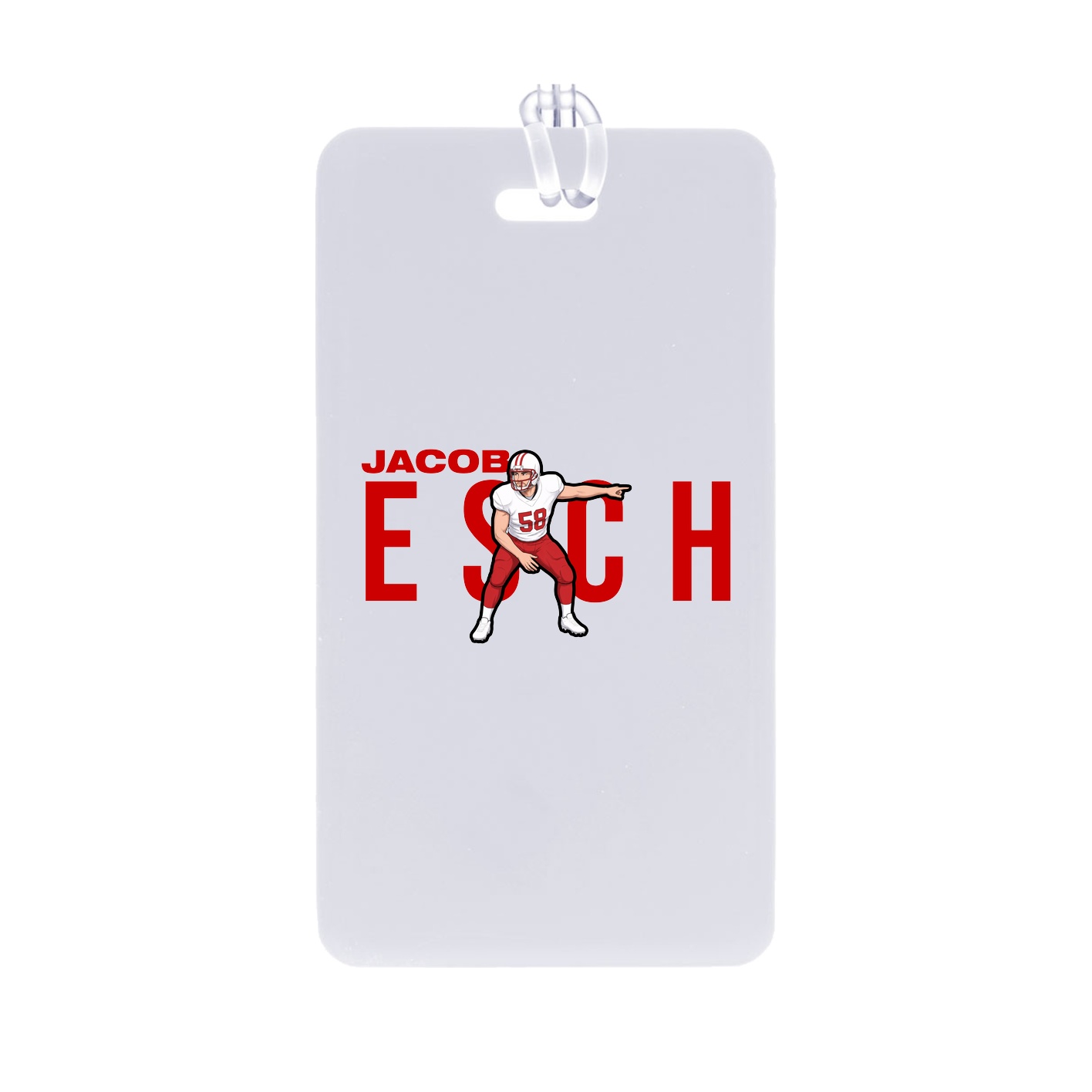 Bag Tag — Player Name in Classic