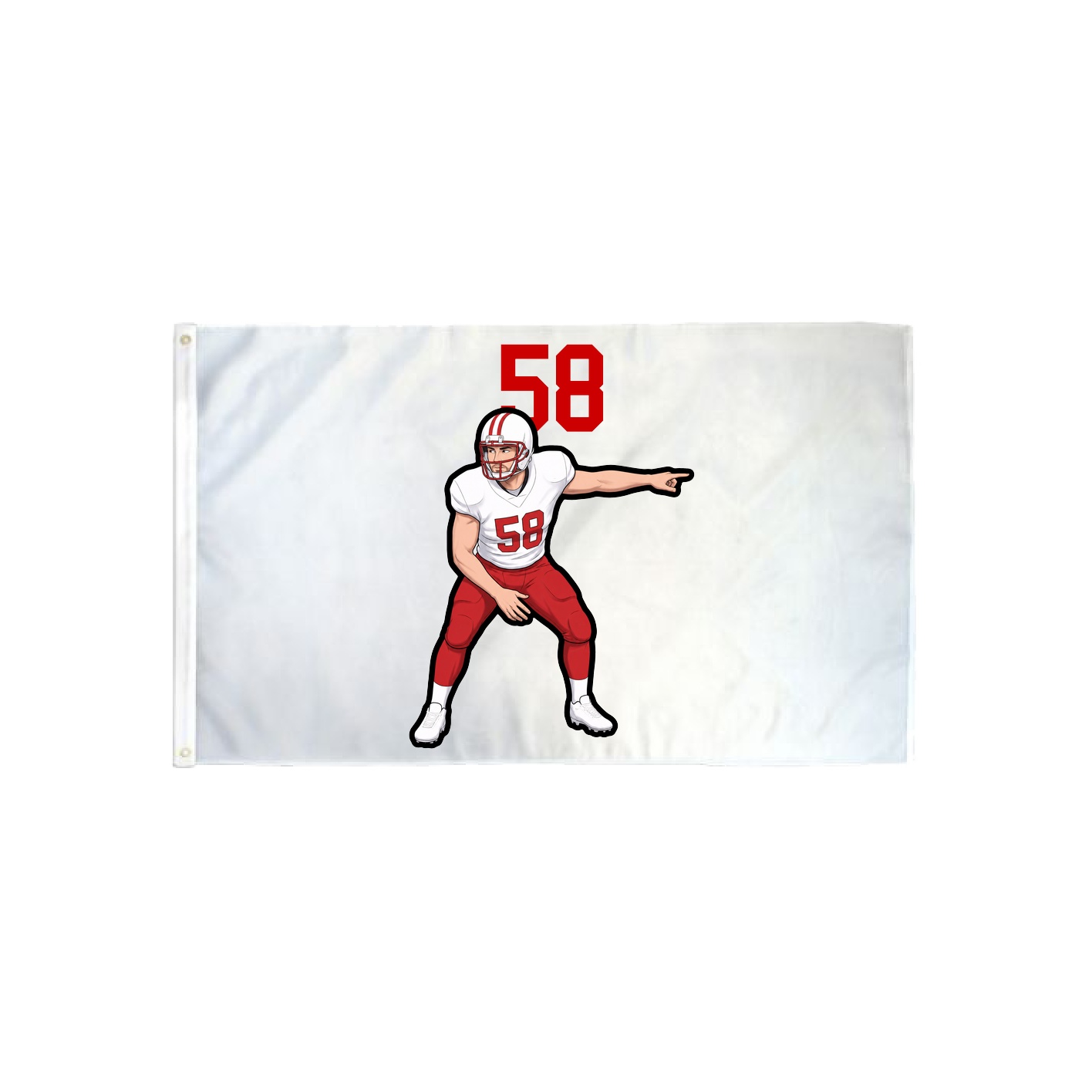 3x5 Flag — Number Top in Classic