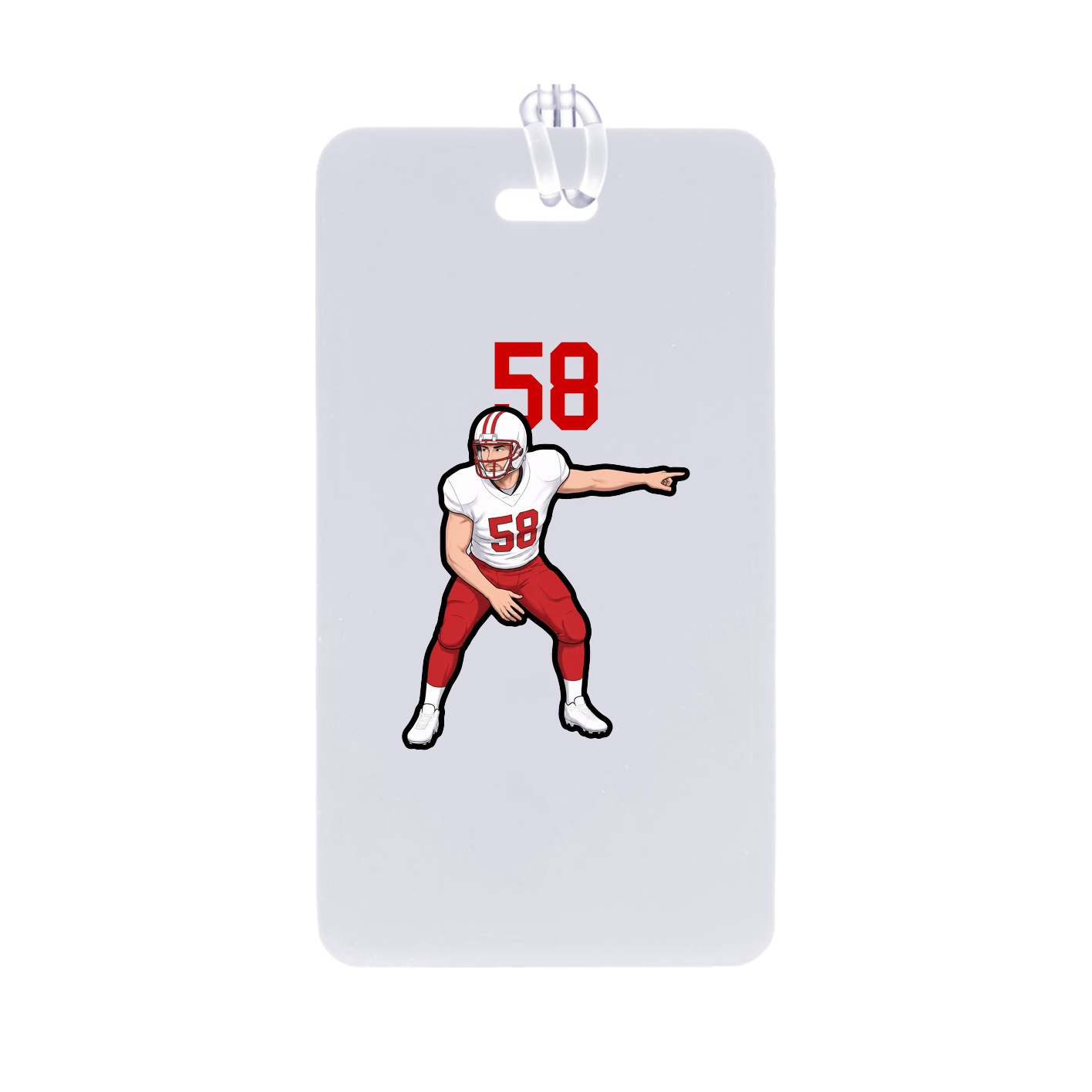 Bag Tag — Number Top in Classic