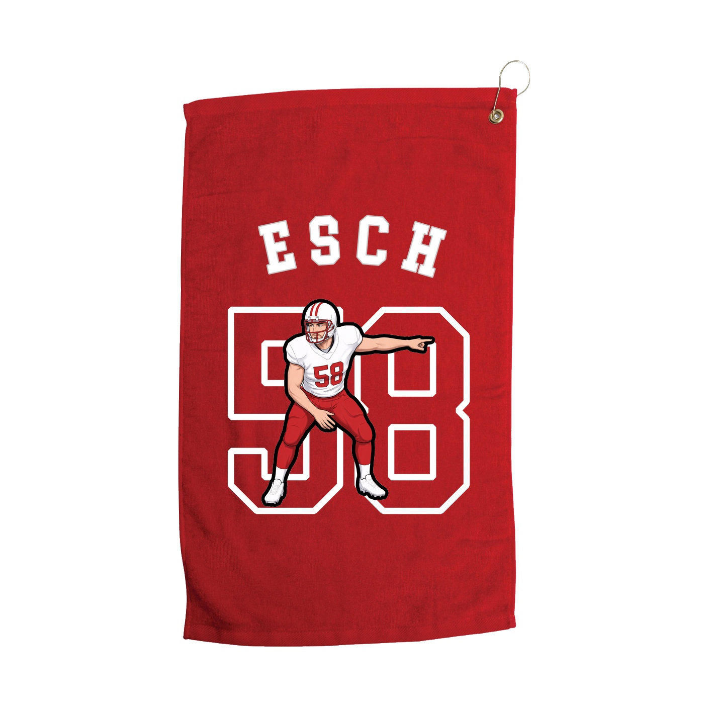 Golf Towel — Shirsey Arch in Red