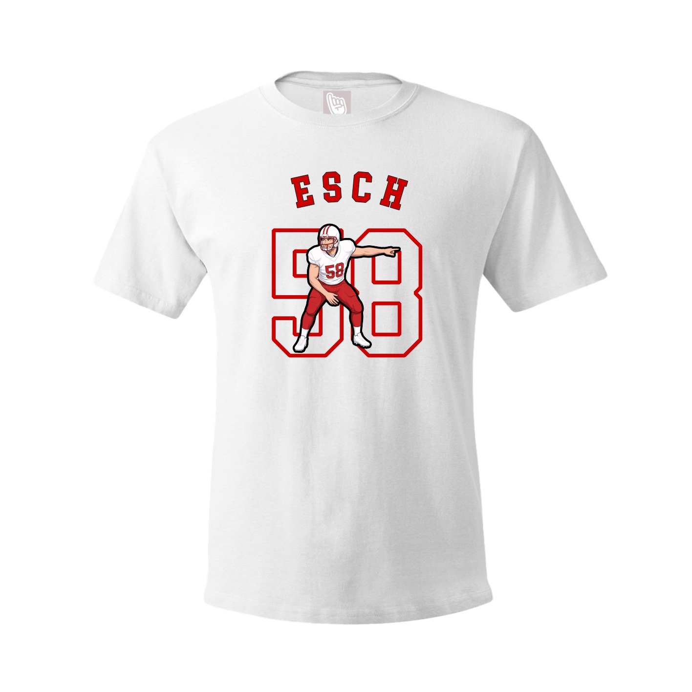 Youth Tee — Shirsey Arch in White