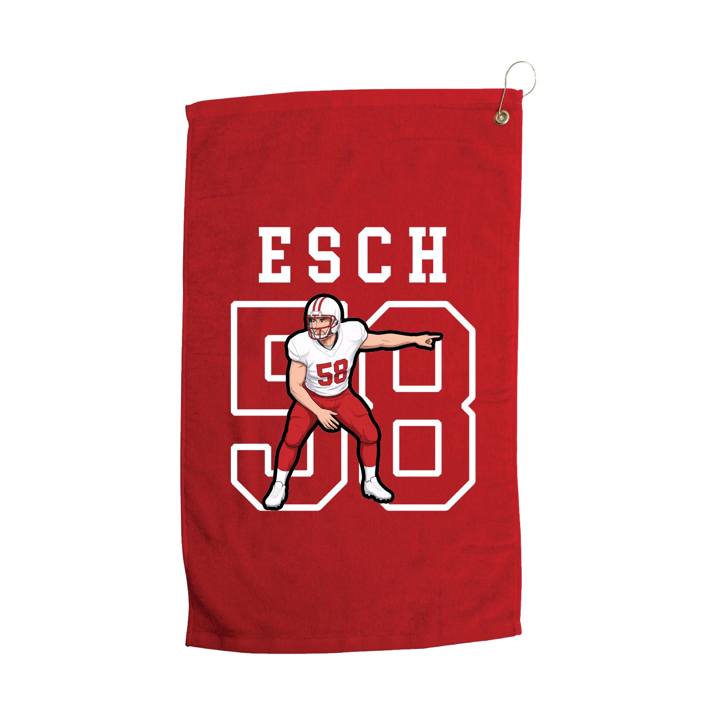 Golf Towel — Shirsey in Red
