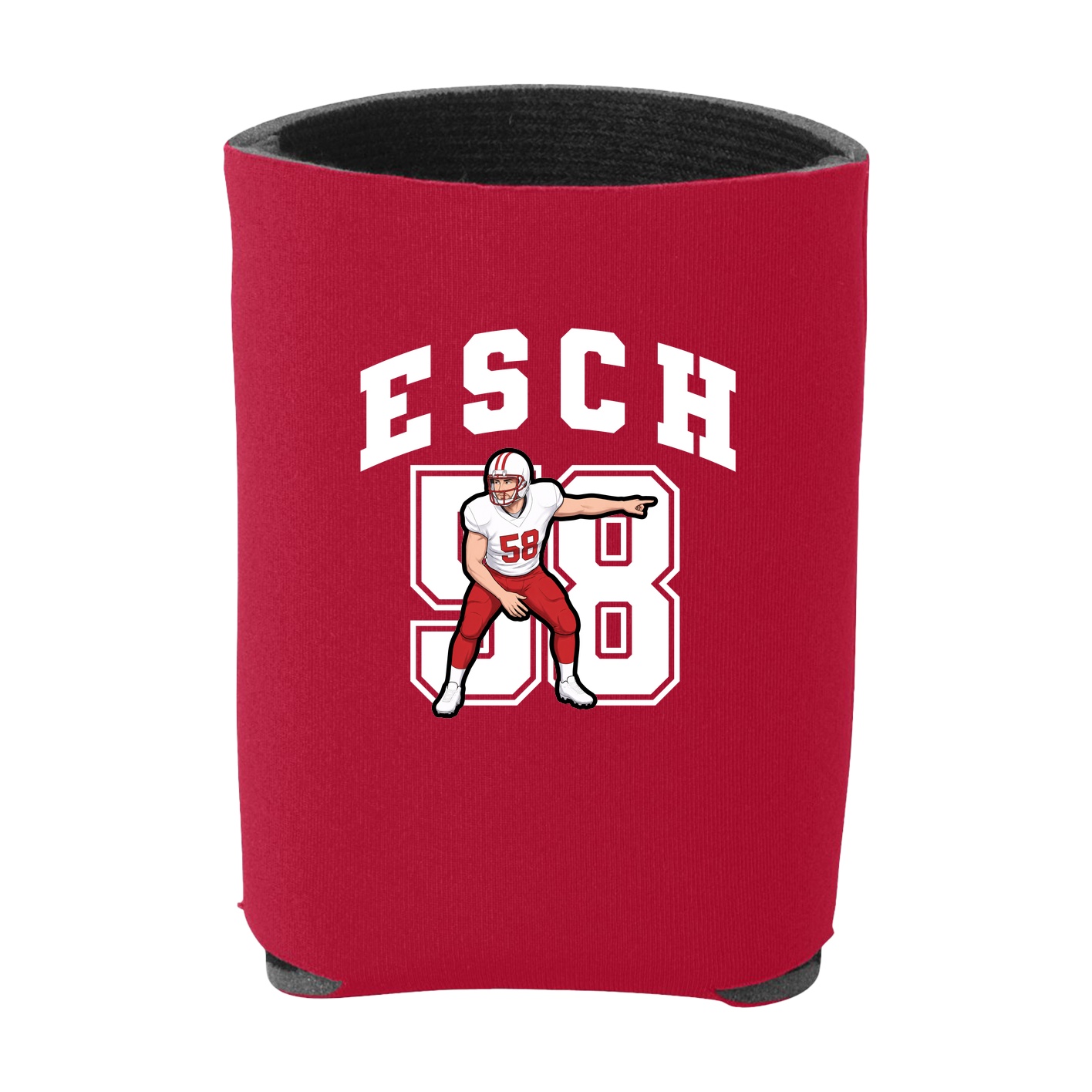 Can Holder — Number in Red