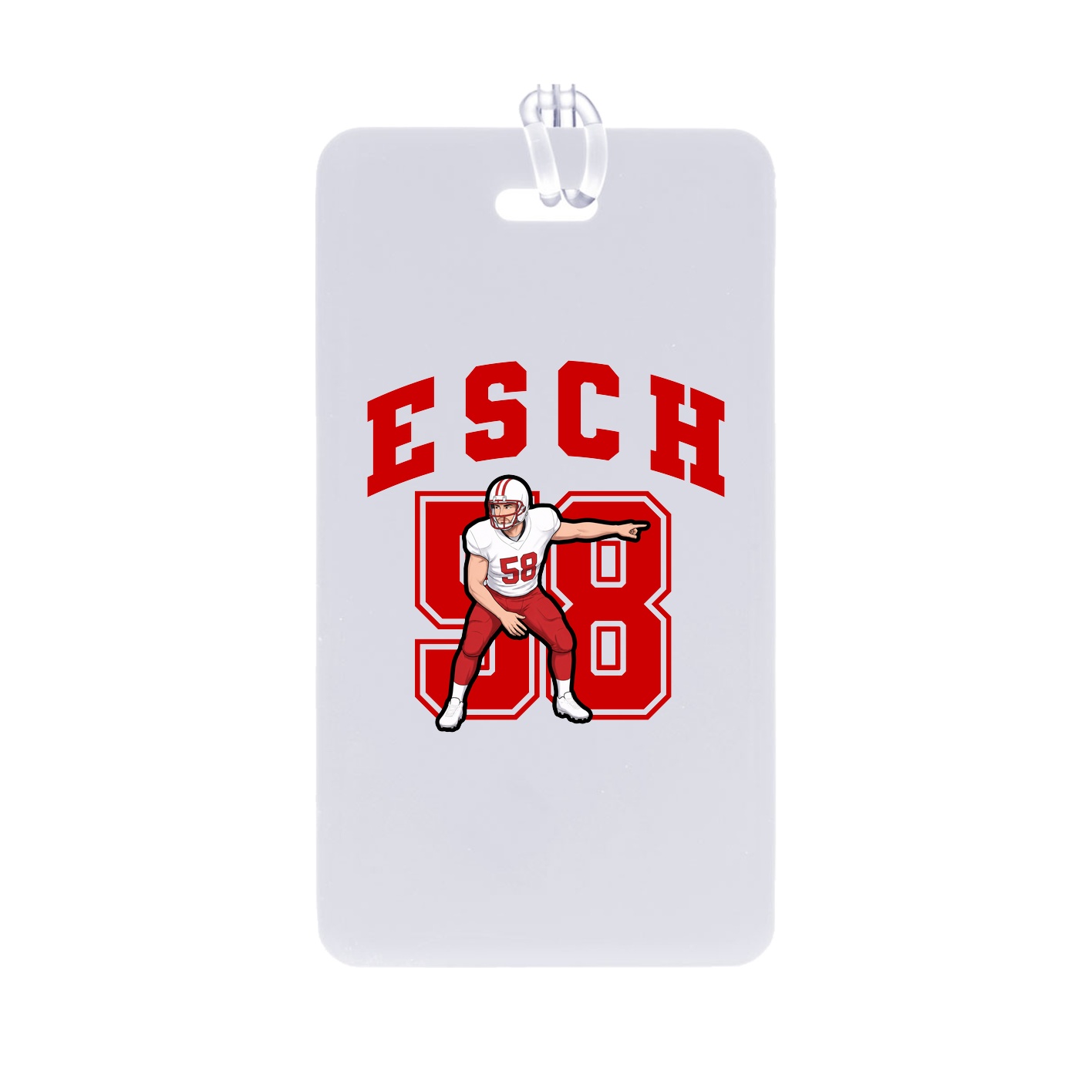 Bag Tag — Number in Classic