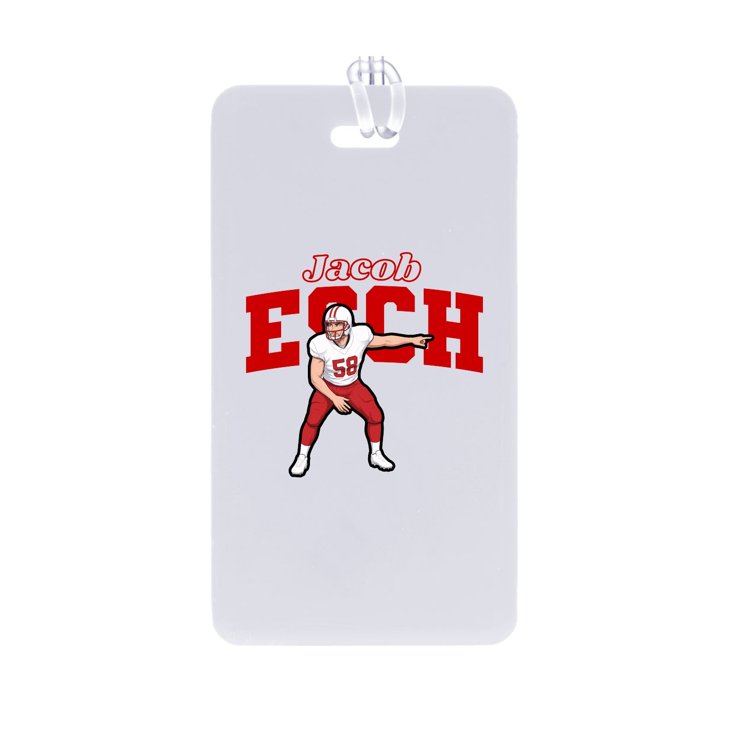 Bag Tag — Name Arch in Classic