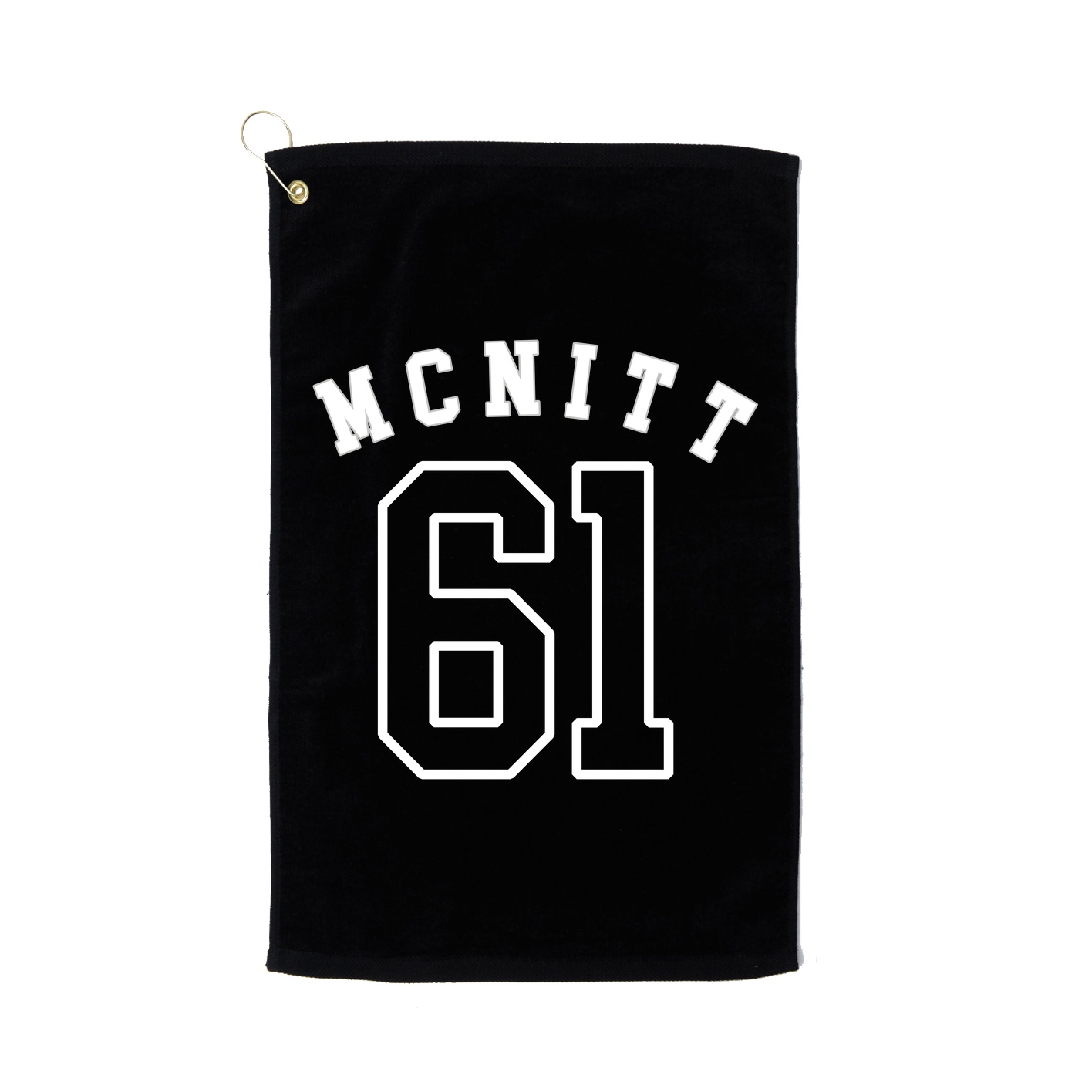 Golf Towel — Shirsey Arch in Black