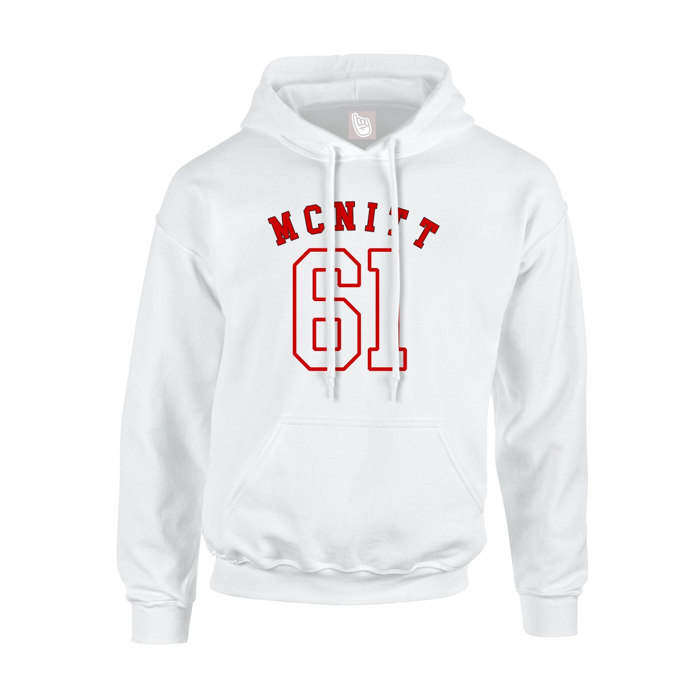 Hoodie — Shirsey Arch in White