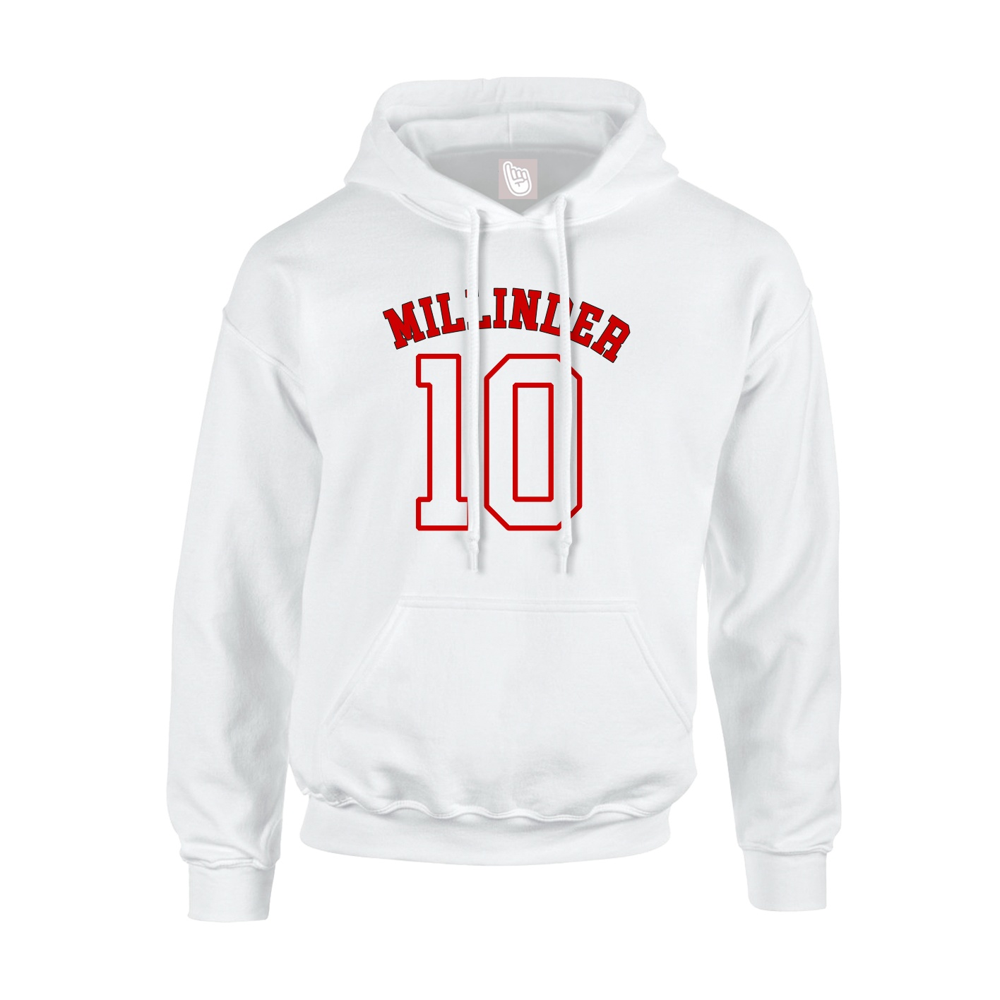 Youth Hoodie — Shirsey Arch in White