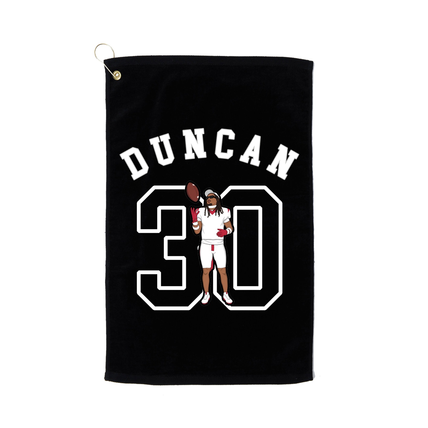Golf Towel — Shirsey Arch in Black