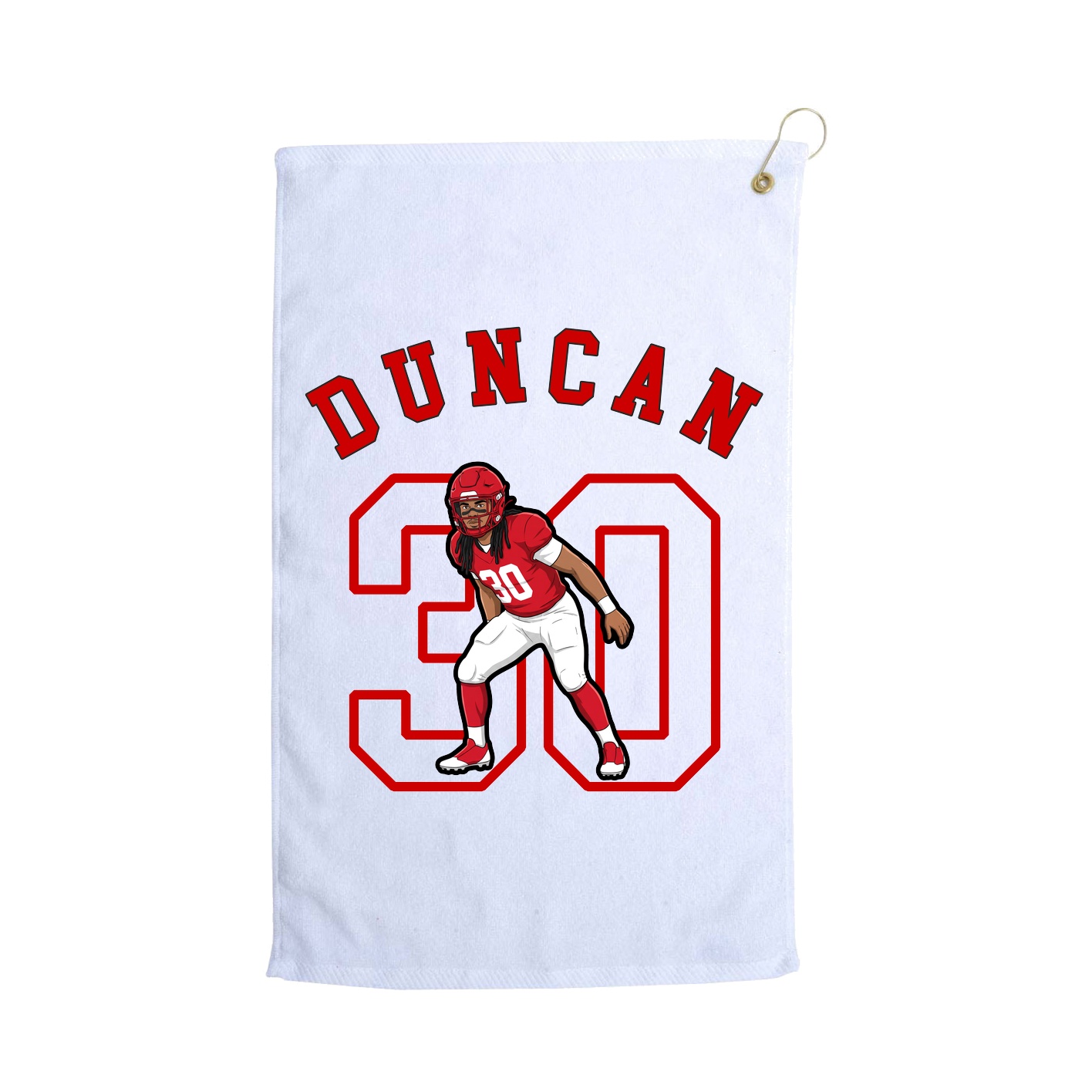 Golf Towel — Shirsey Arch in White