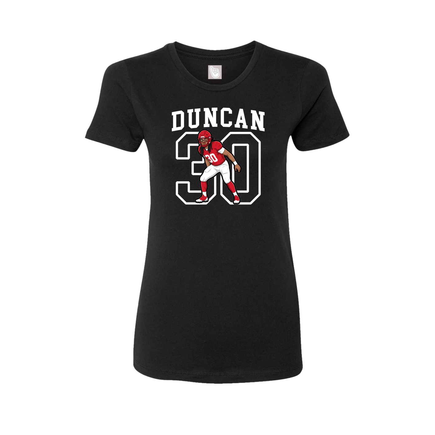 Fitted Women's Tee — Shirsey in Black