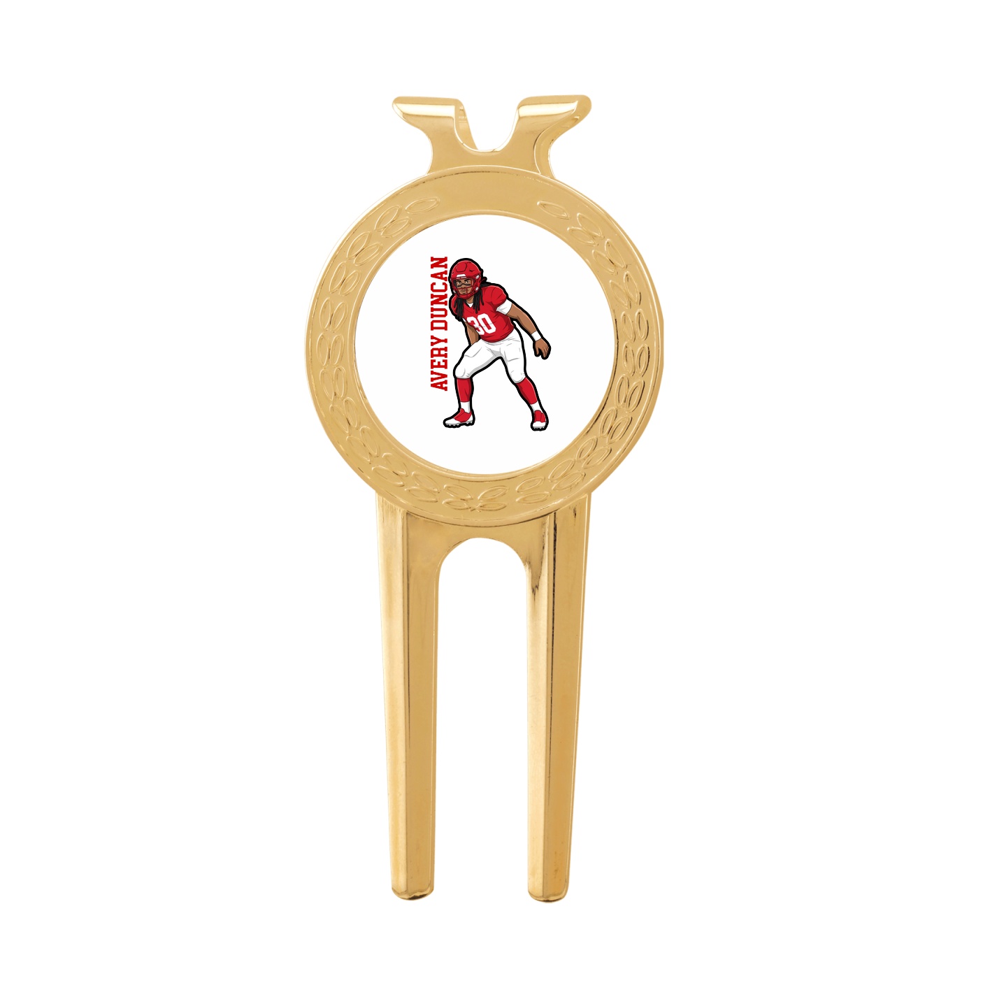 Divot Tool with Ball Marker — Name Vertical in Classic