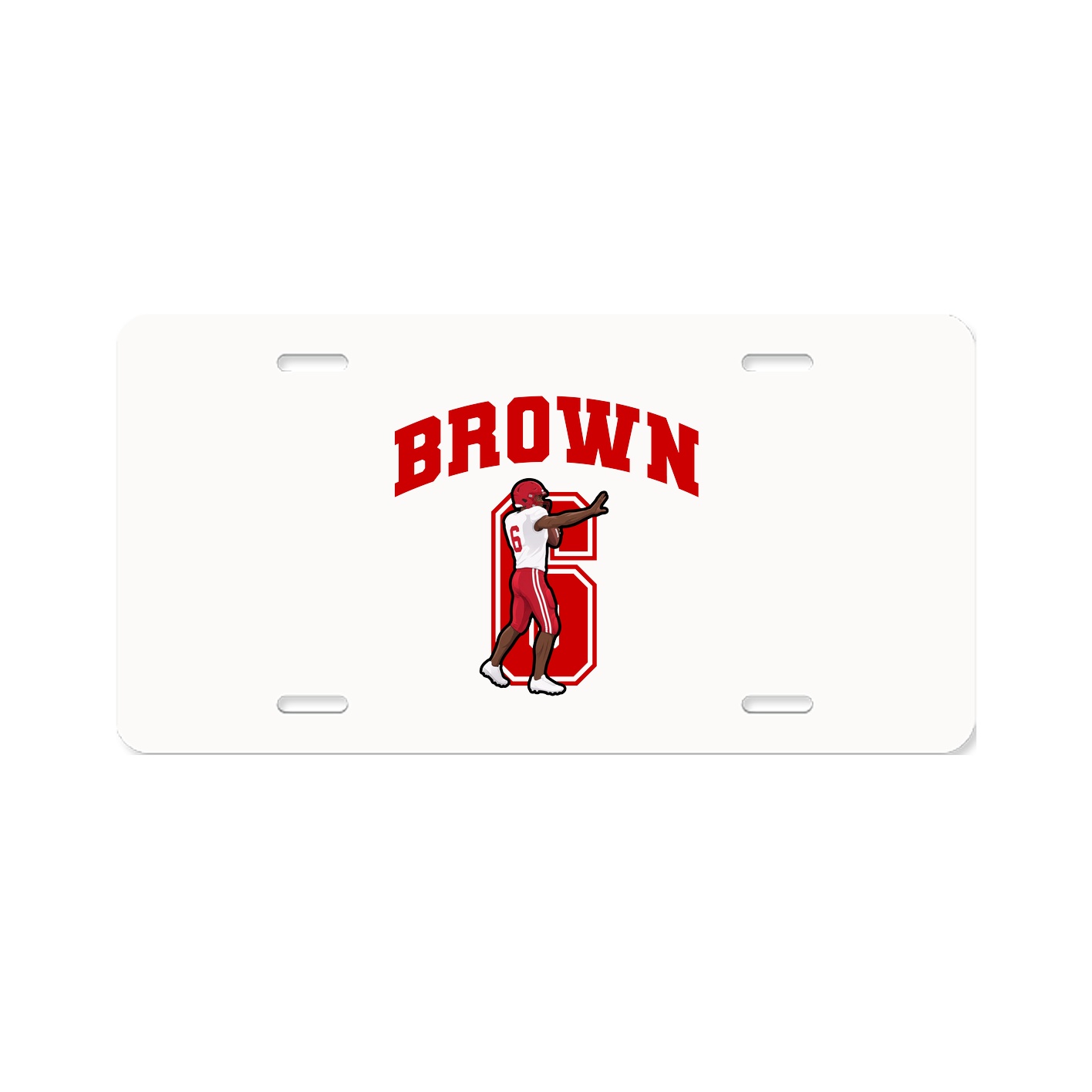 License Plate — Number in Classic