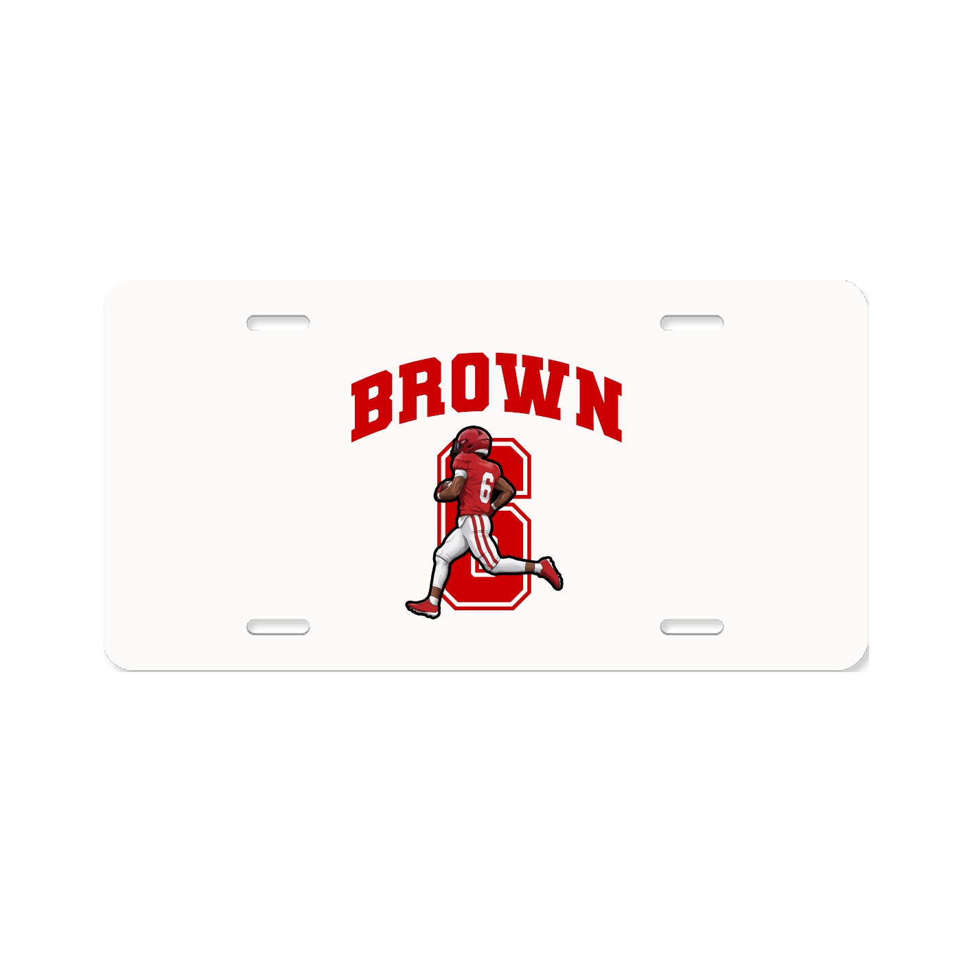 License Plate — Number in Classic