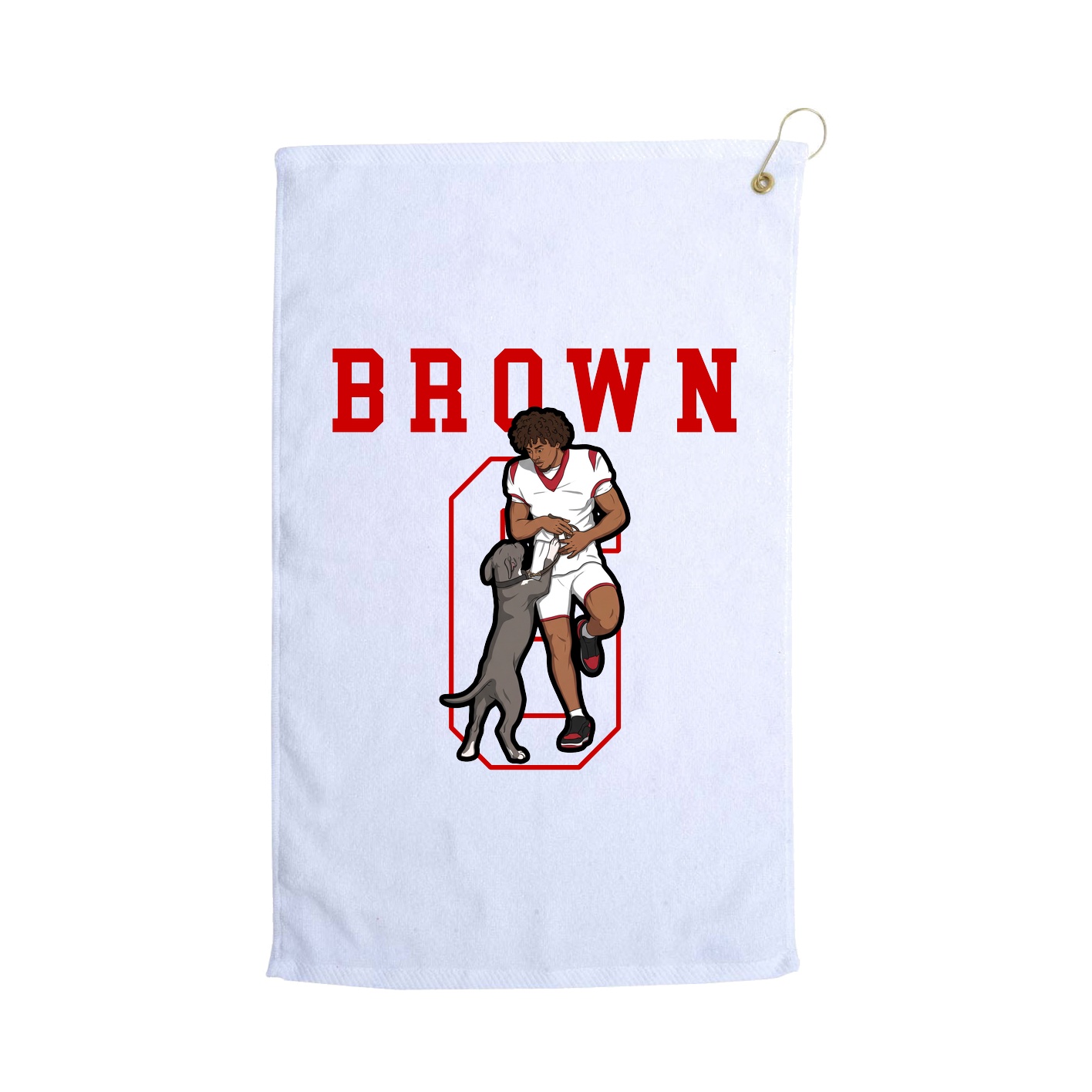 Golf Towel — Shirsey in White