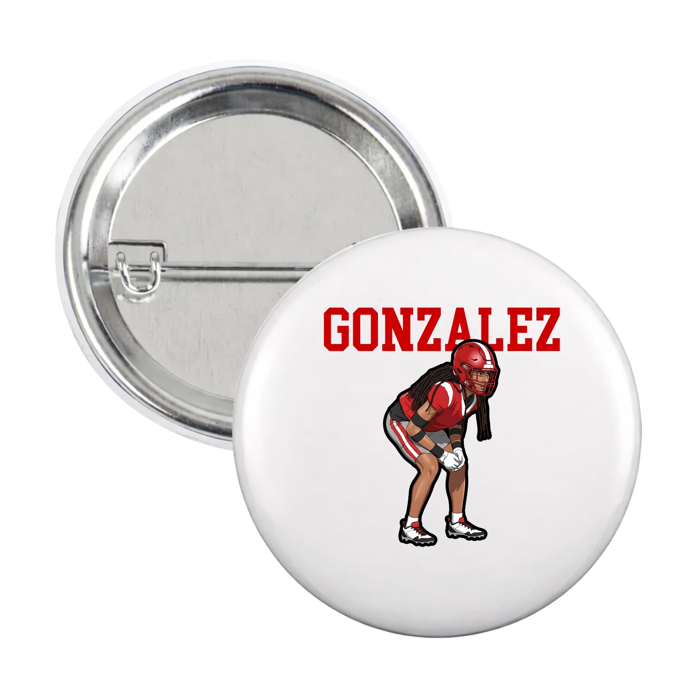 Game Day Button — Shirsey in White